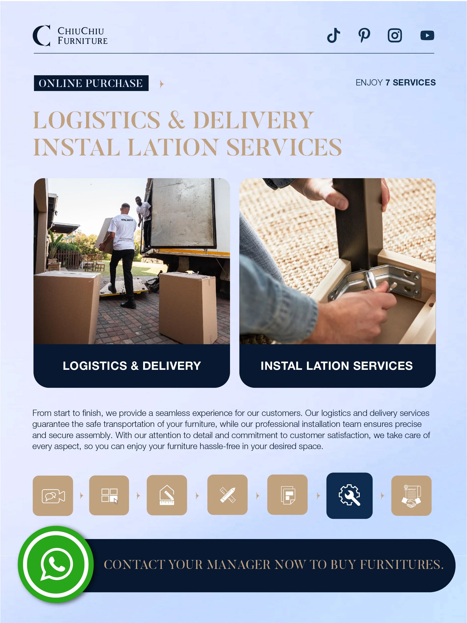 Online Furniture Sourcing Tour & China Buying Service