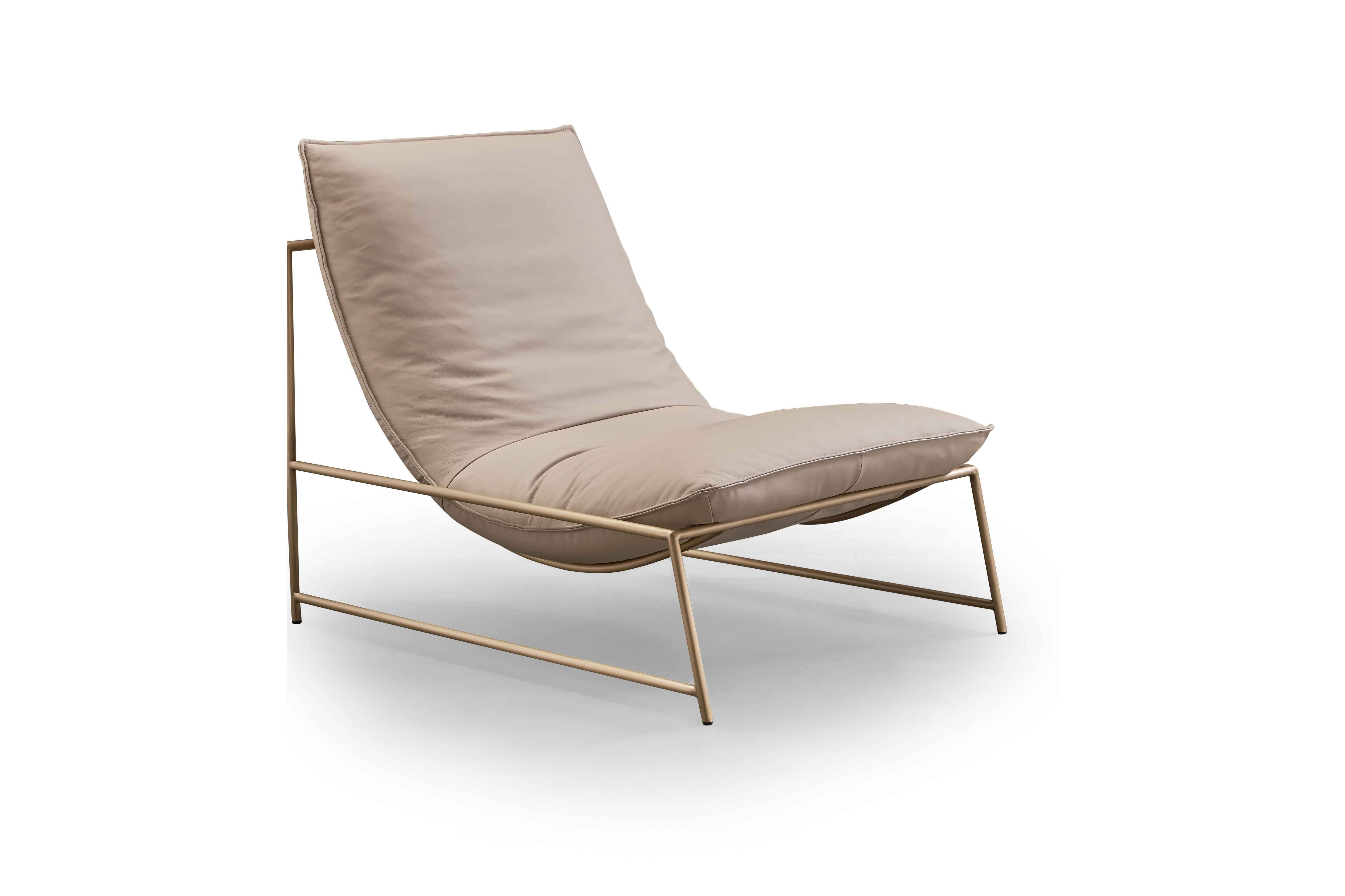 Italian minimalist style FA93 leather lounge chair VE5-2020 Lounge chair