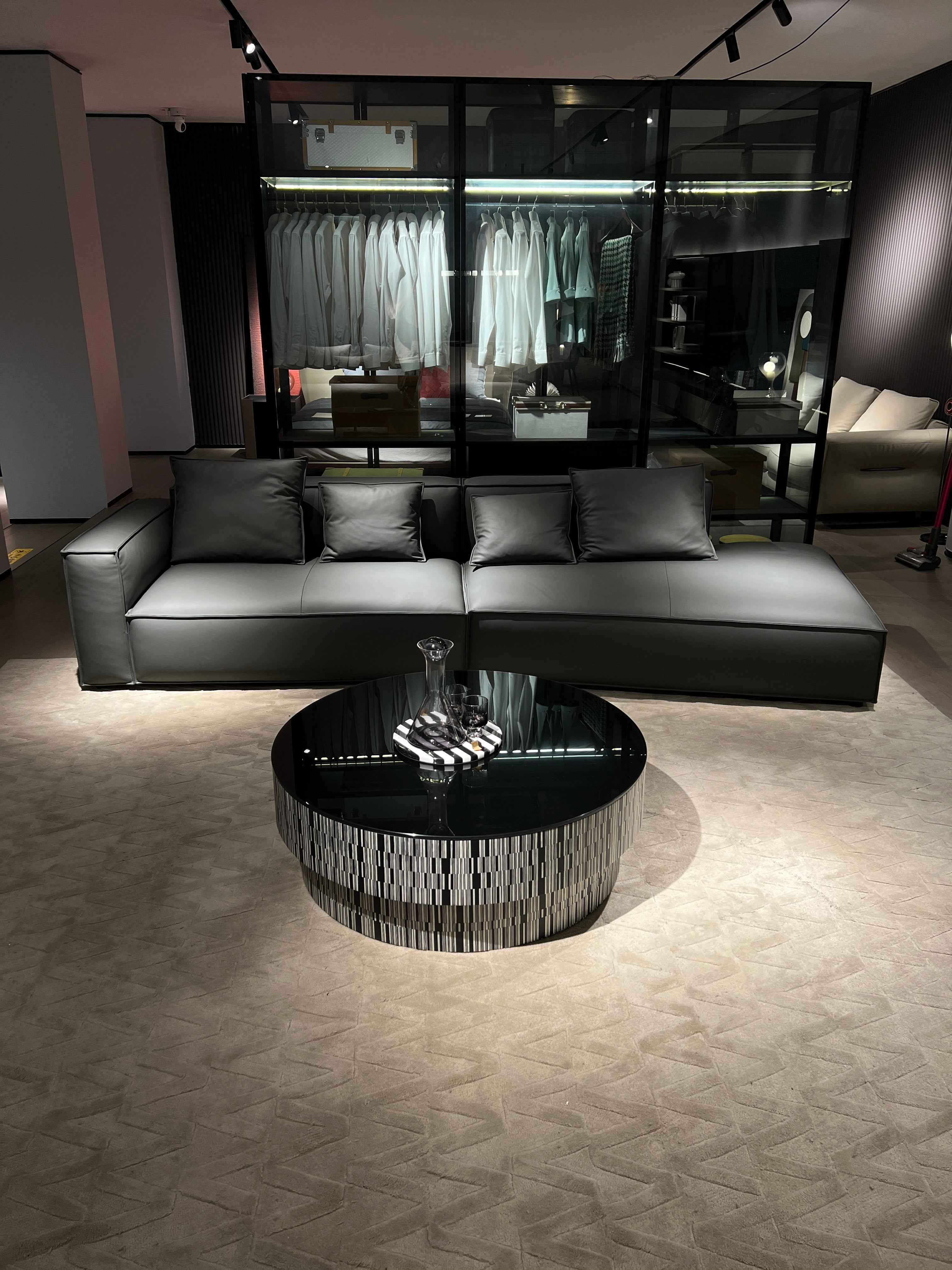 Modern Minimalist Full Leather Suitable for small apartments Sofa VJ2-2328 Sofa