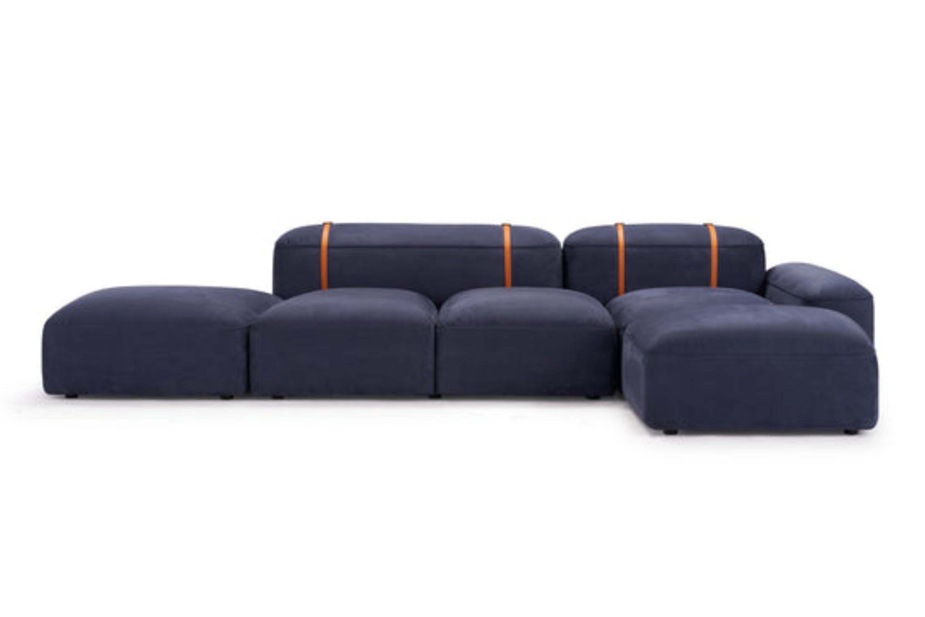 Minimalist Pebble Velvet VJ2-2322 Sofa VV