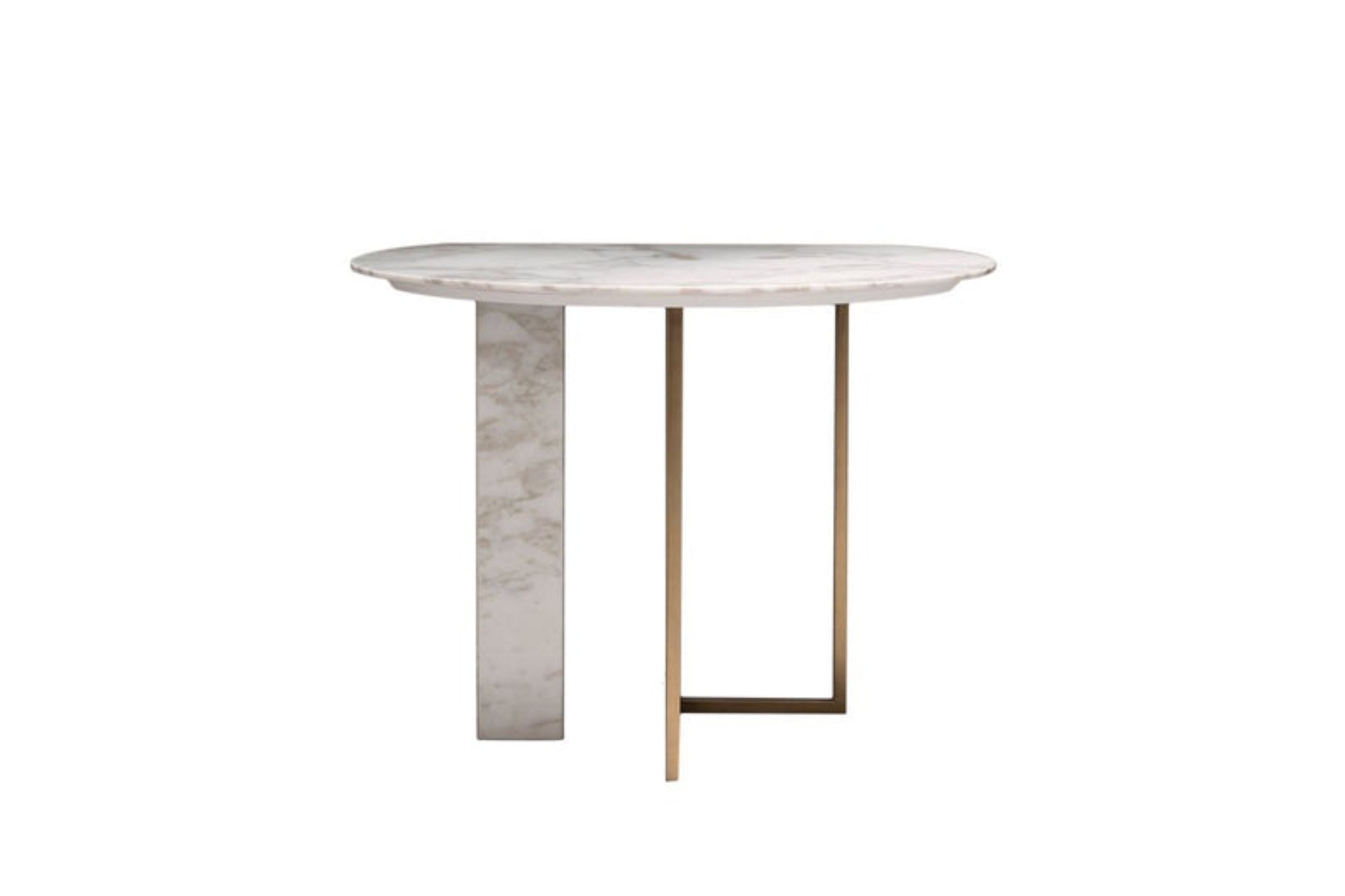 BY-U616-1 Minimalism Porch Medium white marble - Chiuchiufurniture