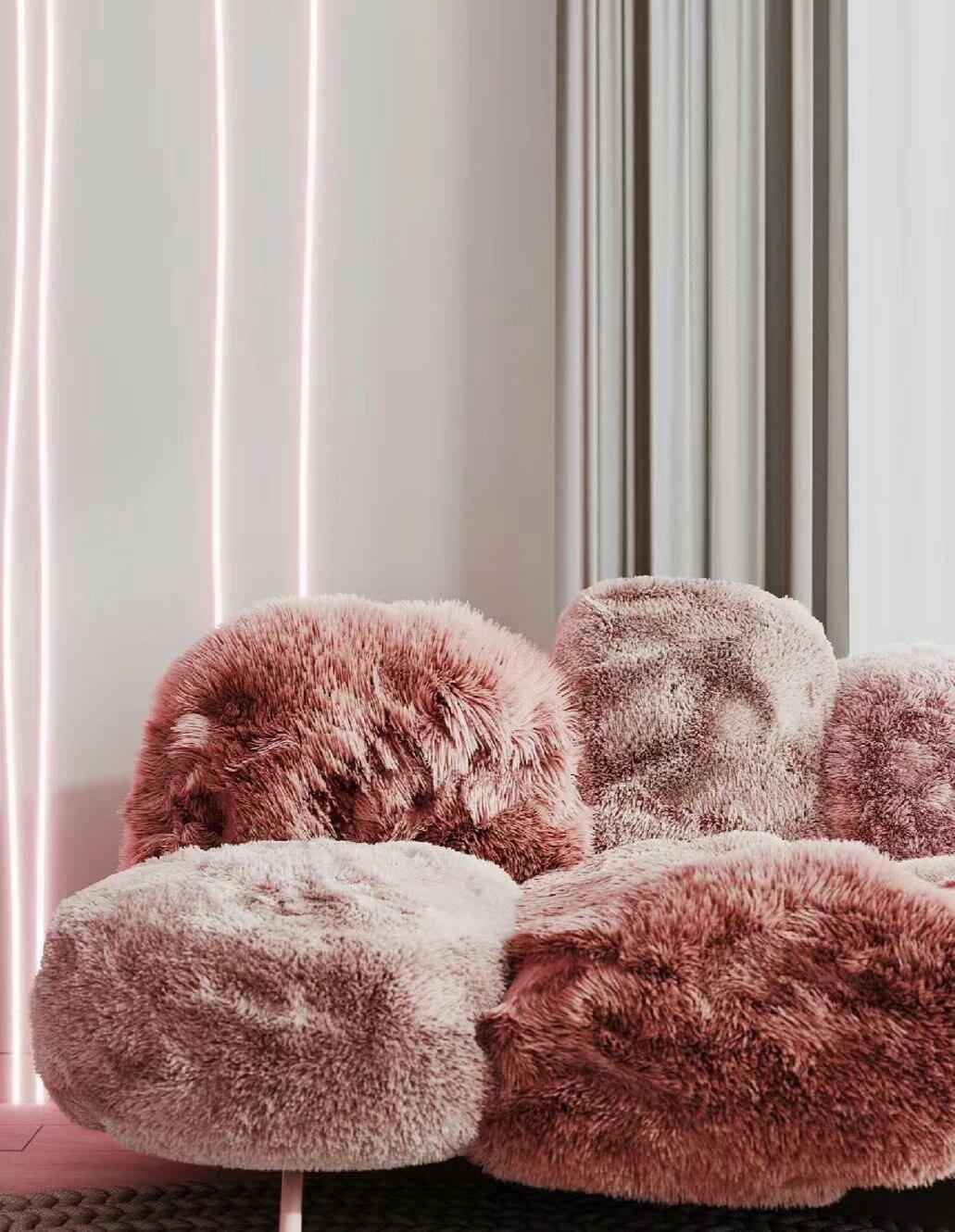 Elegant and Comfortable: The Powder-Puff Touch of the Cipria Sofa