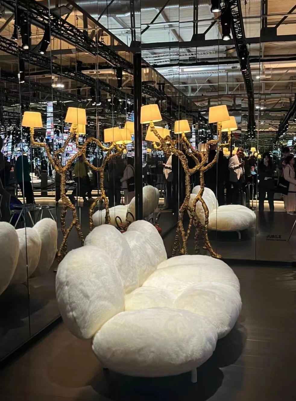 Elegant and Comfortable: The Powder-Puff Touch of the Cipria Sofa