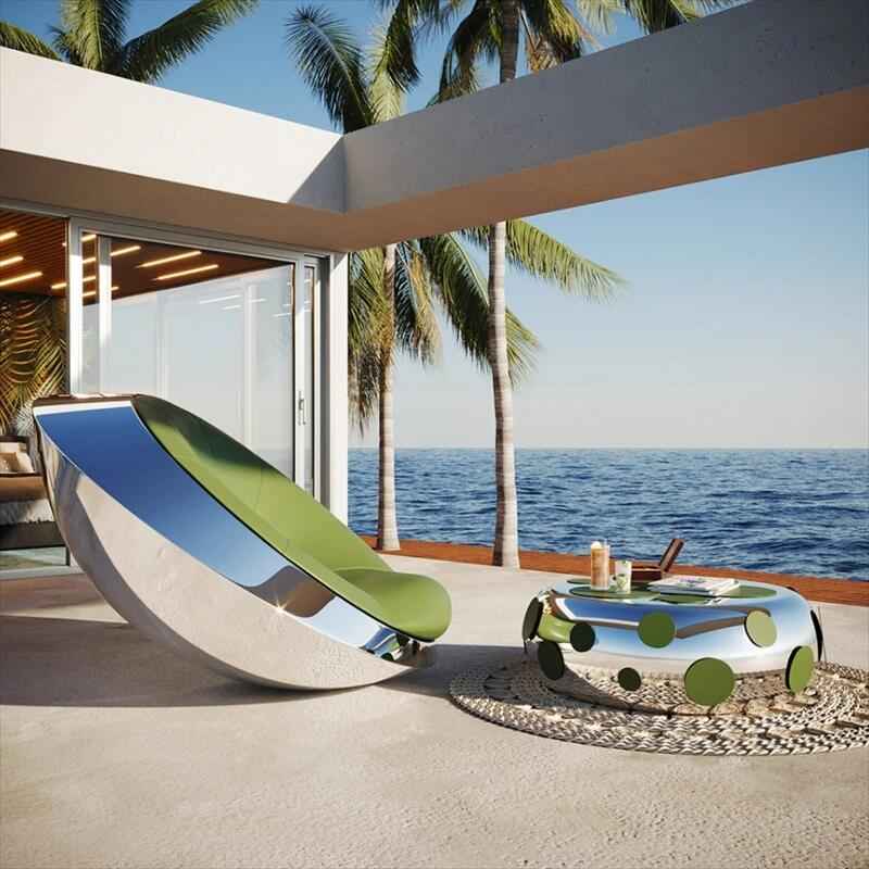 Perfect Blend of Carbon and Glass Fibers - Innovative Craftsmanship of the Ufo Chair