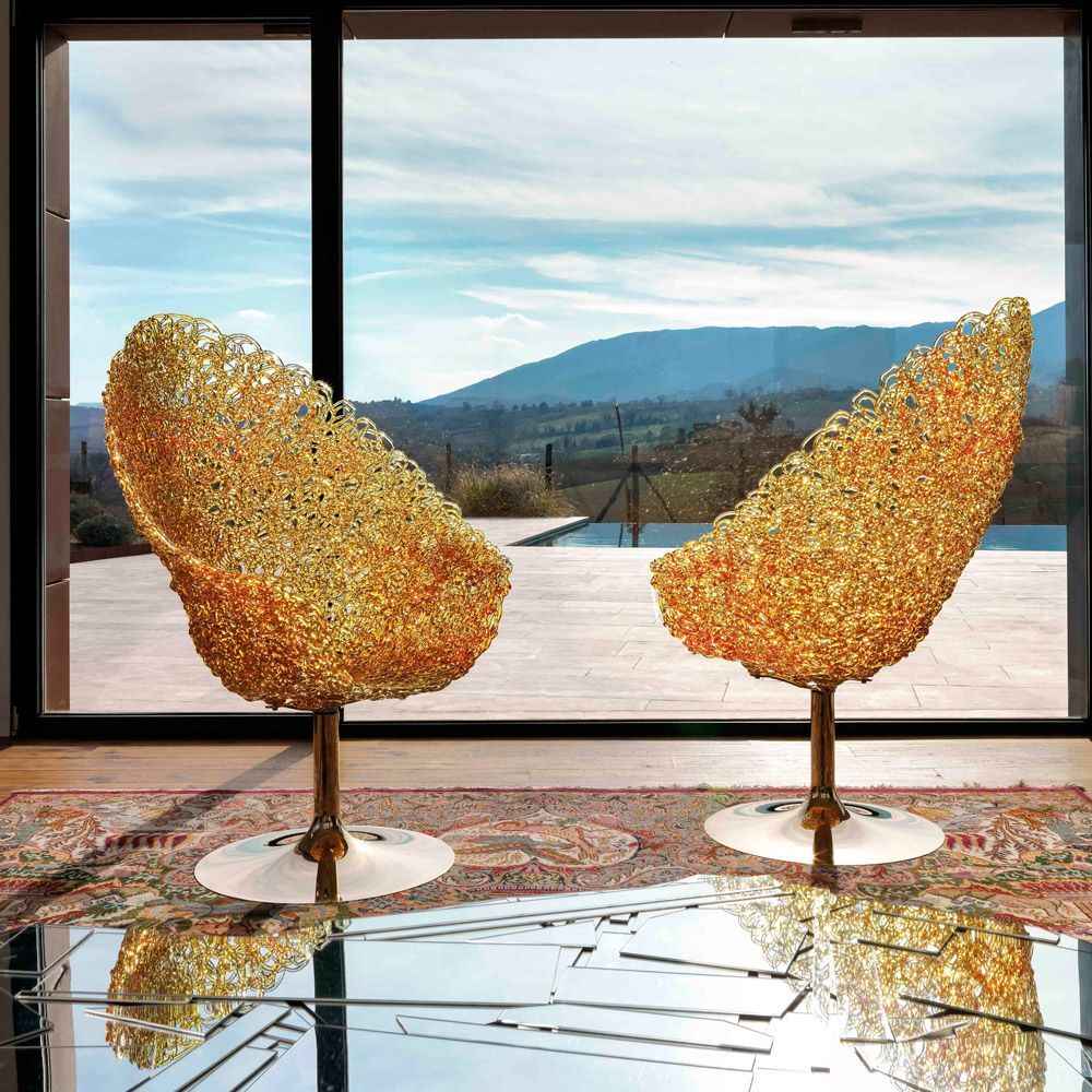 ueen Crystal Chair: Twinkling Stars of the Night Sky