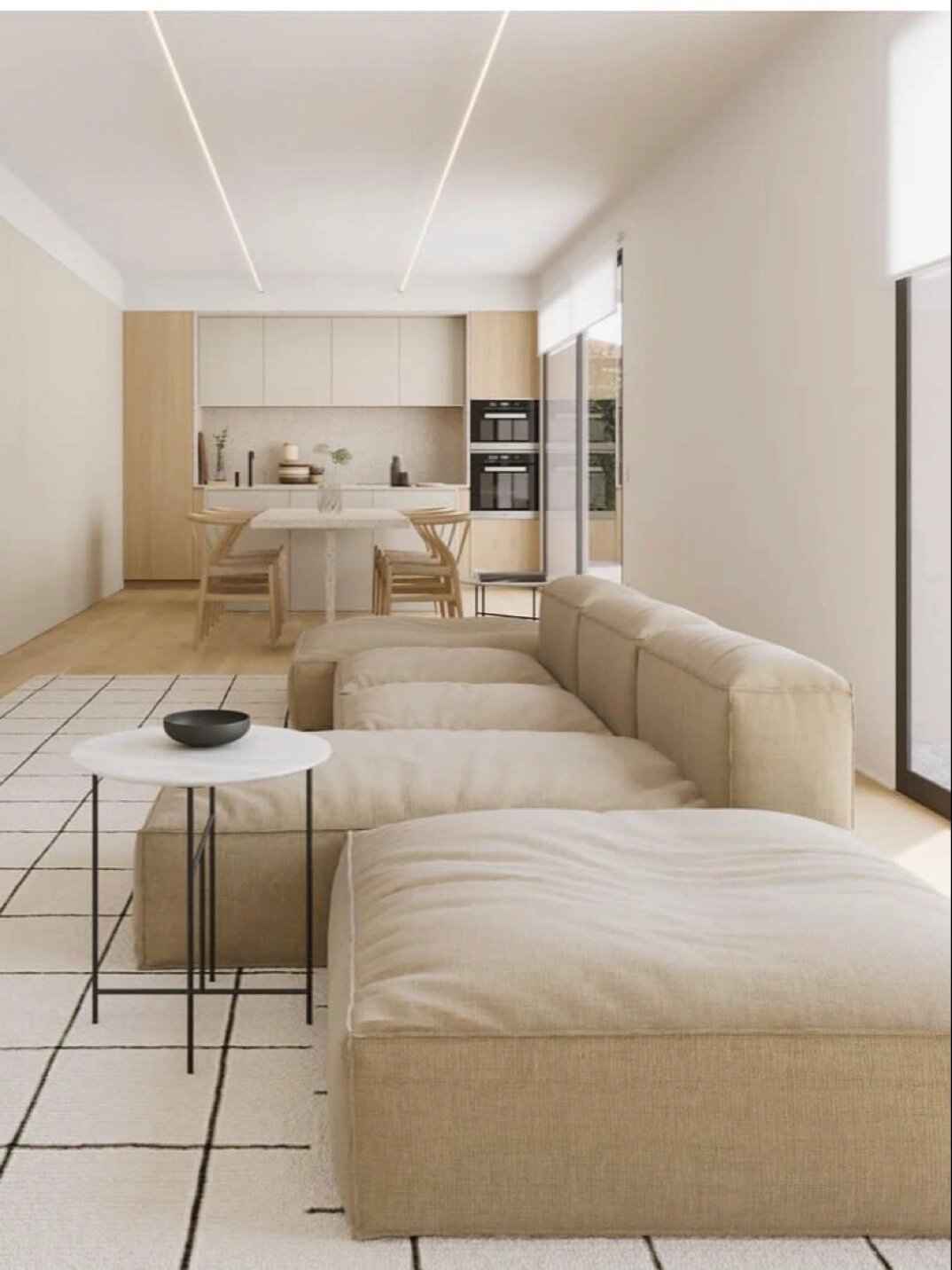 Minimalist Aesthetics: Multi-functional Modular Design of Tofu Block Sofa