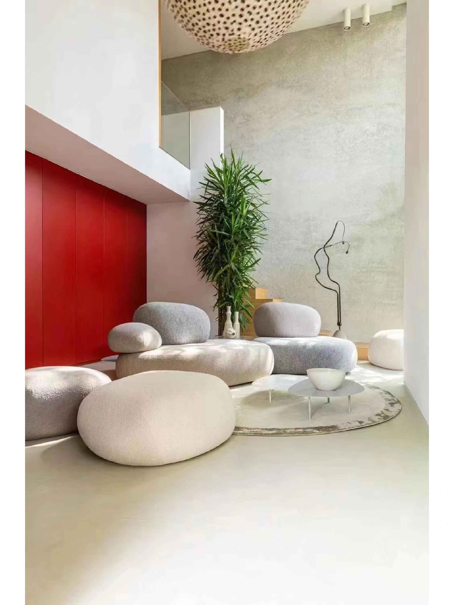 Infinite Creativity: Flexible Modular System of Pebble Sofas