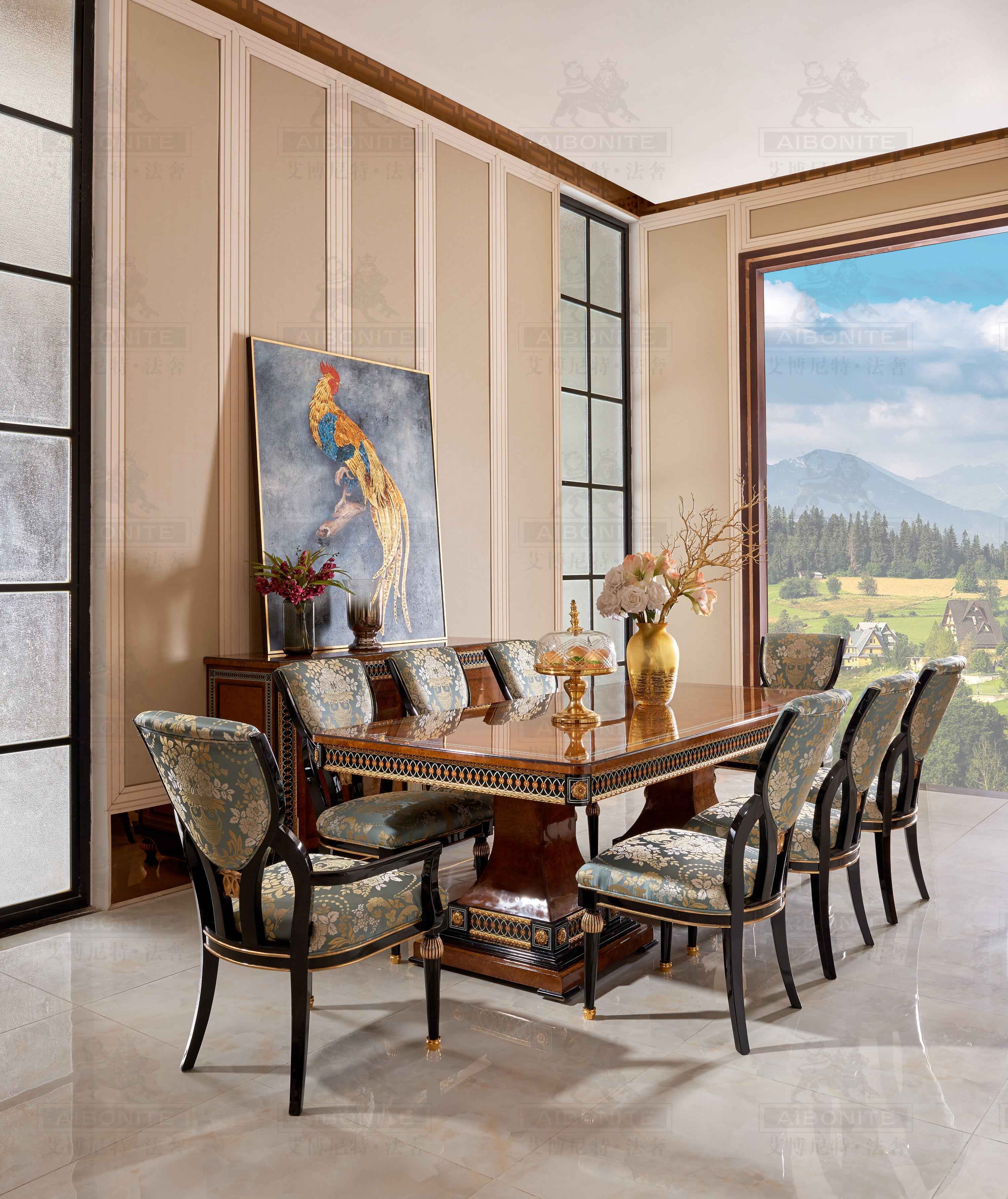 AI-2019A-12 Long dining table