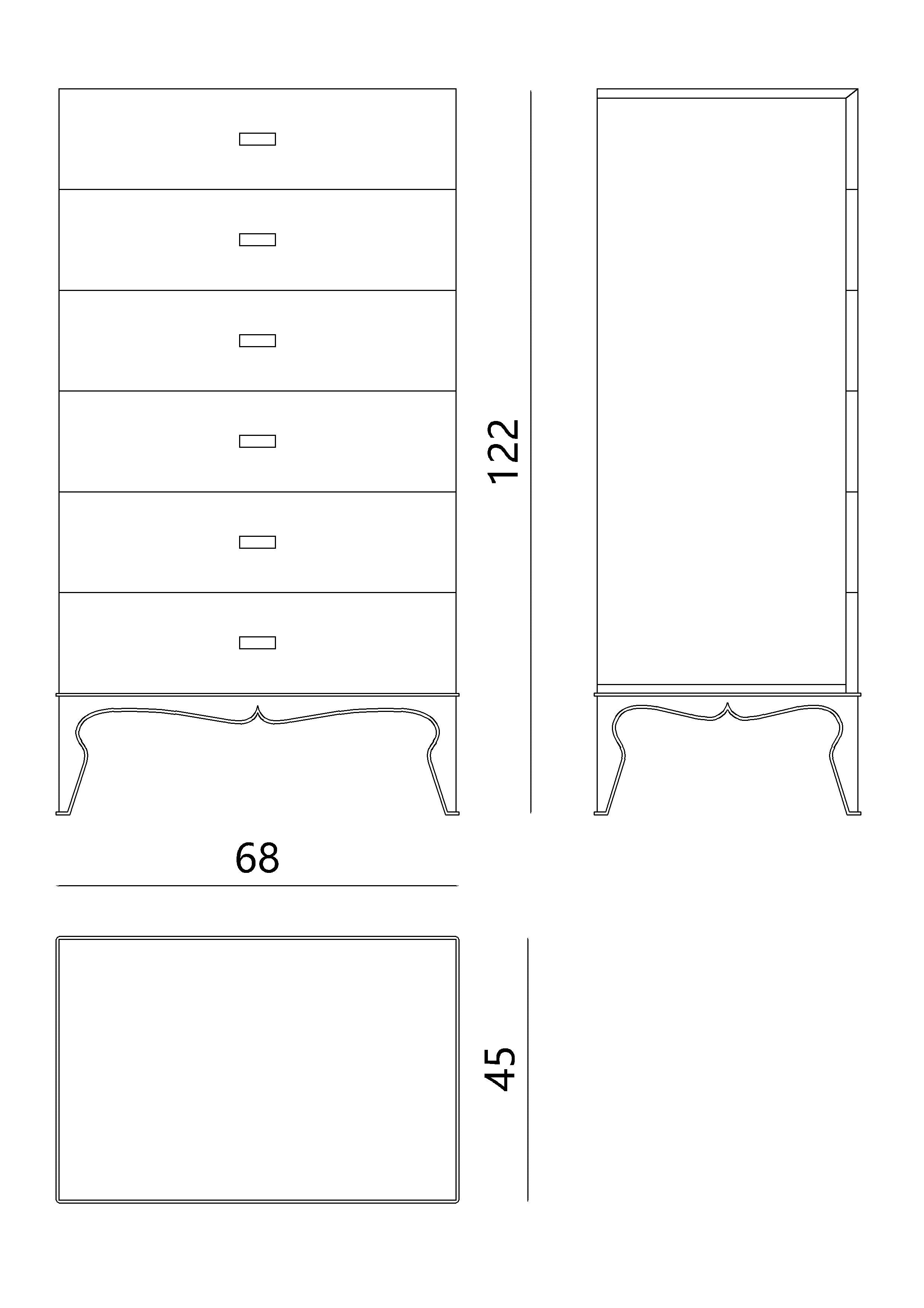 APTA-163 Chest of Drawers for Modern Storage Solutions - Chiuchiufurniture
