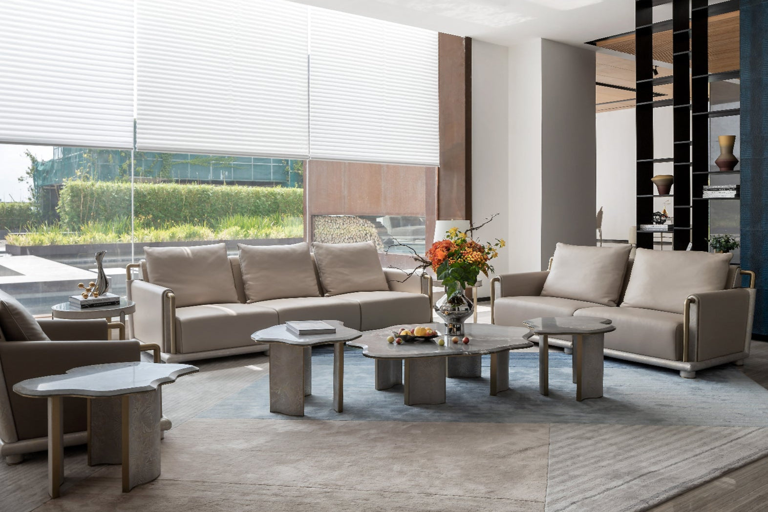 APTC-2597 Lrregular coffee table Coffee Table Tea table - Chiuchiufurniture