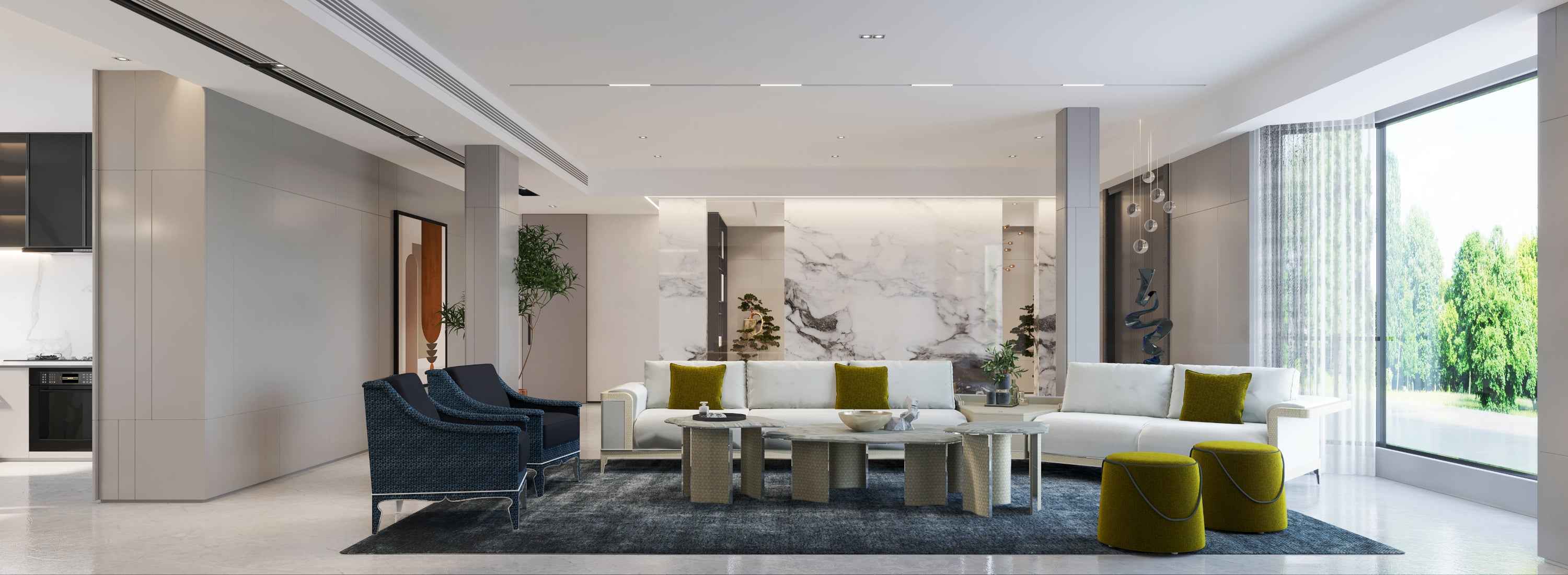 APTC-2597 Lrregular coffee table