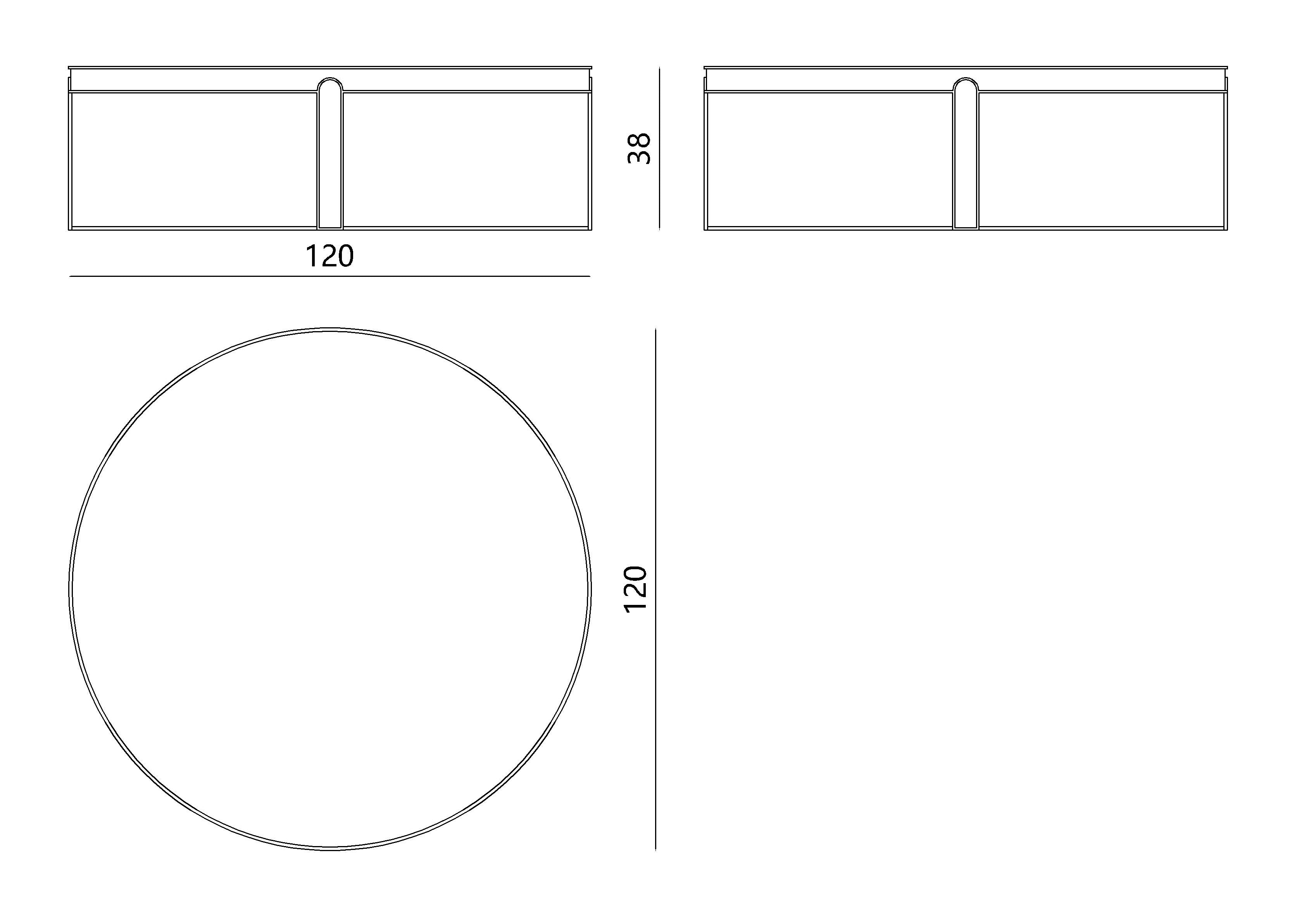 APTC-2760 Round coffee table Tea table - Chiuchiufurniture