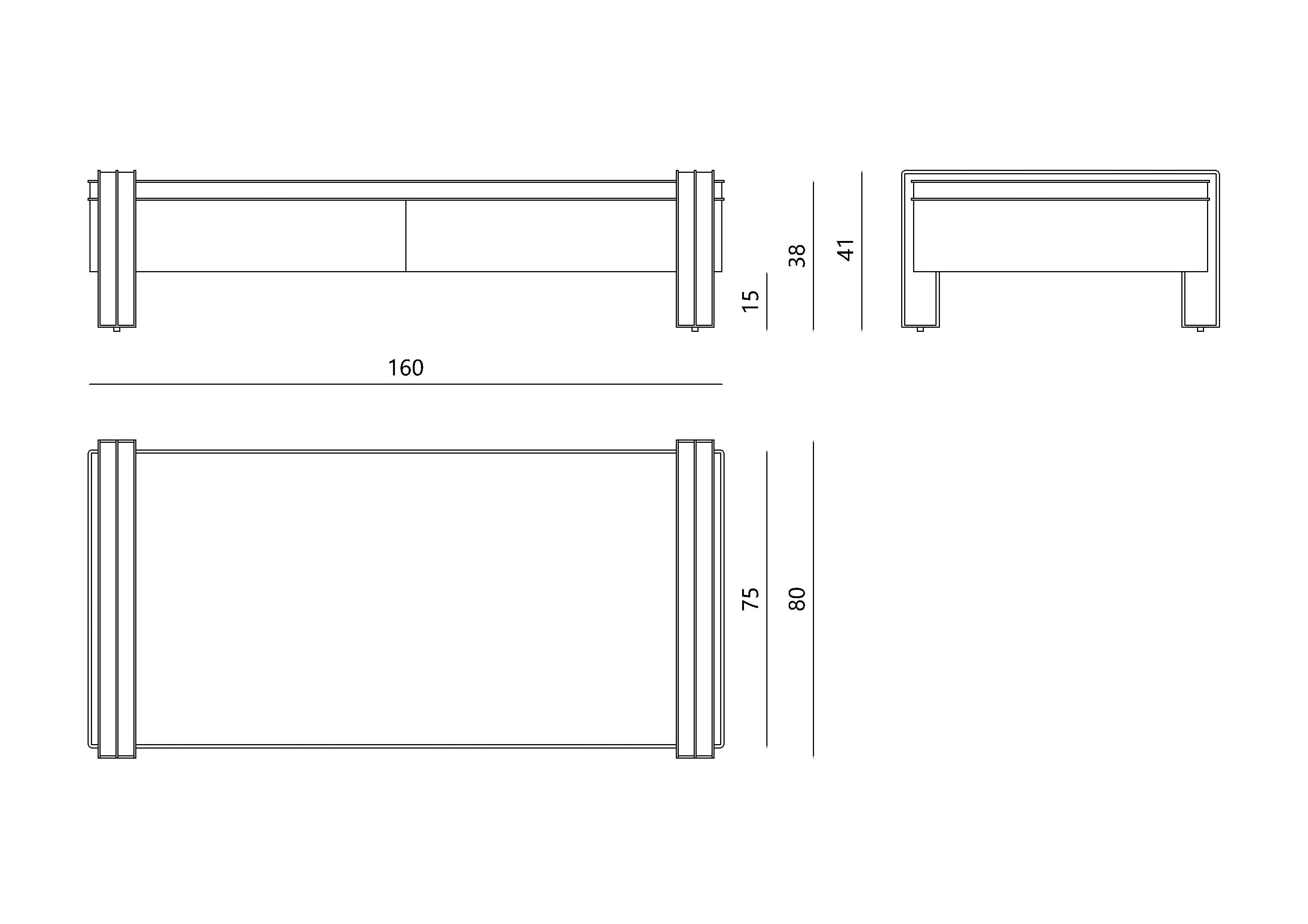APTC-3063 Long Tea table Coffee Table - Chiuchiufurniture