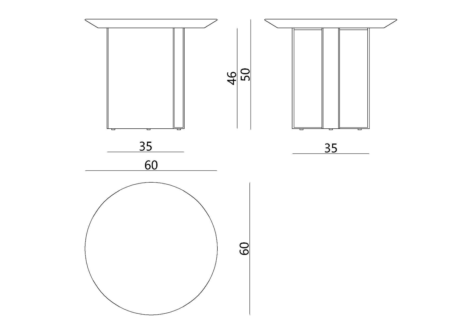 APTC-3075 Round corners table - Chiuchiufurniture