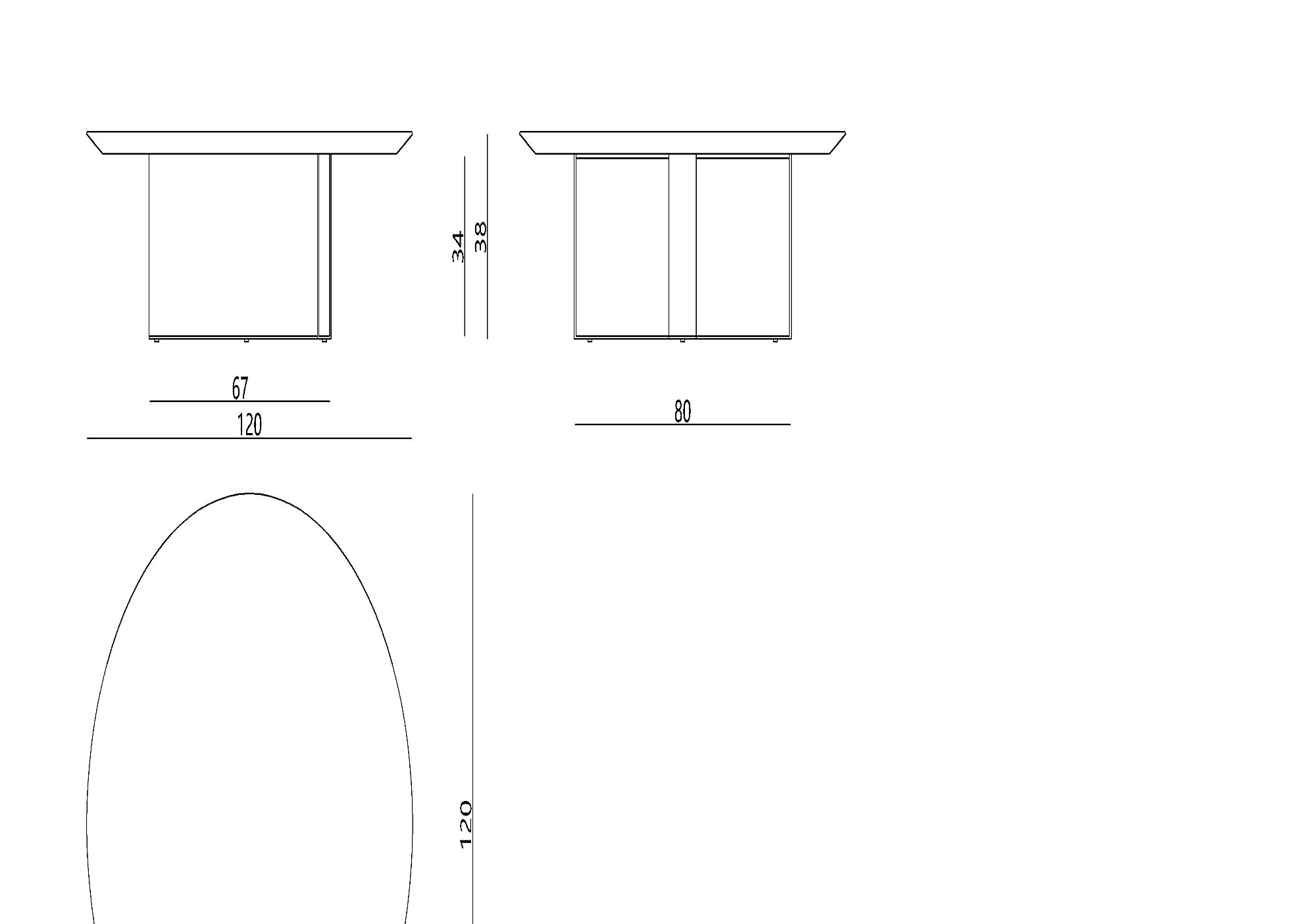 APTC-3078 Round coffee table - Chiuchiufurniture