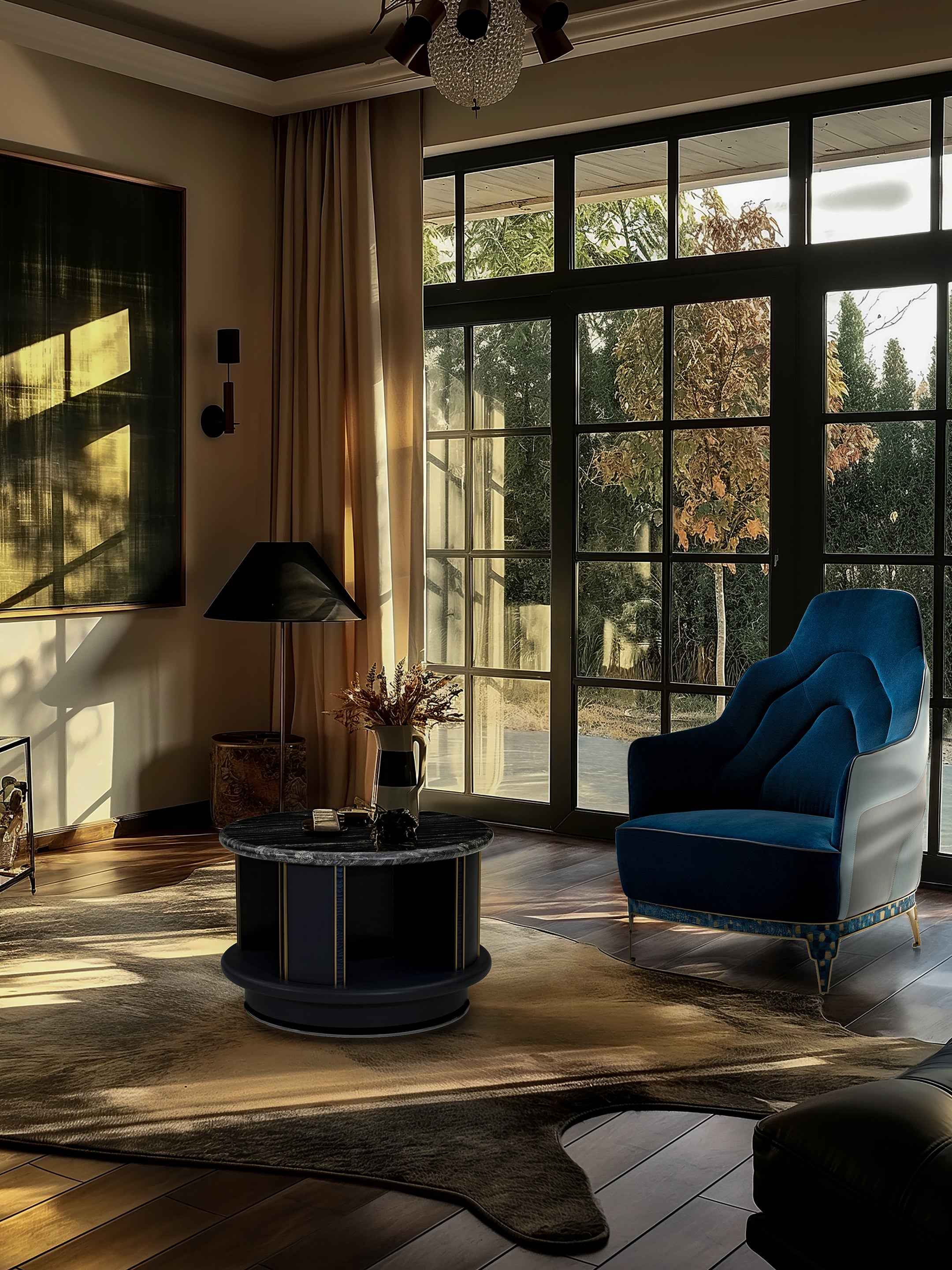 APTC-3175 Low corner table Coffee Table