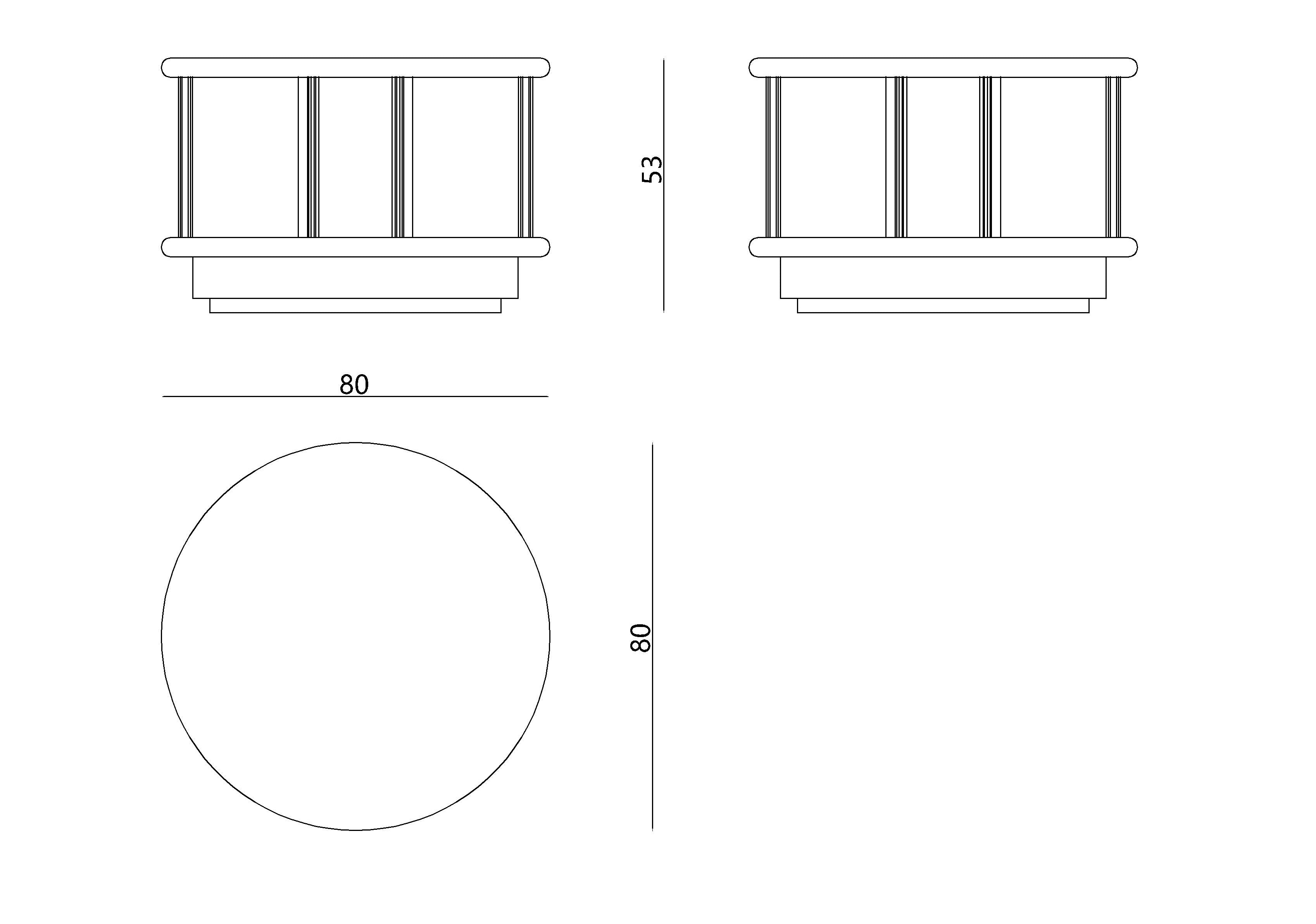 APTC-3175 Low corner table Coffee Table - Chiuchiufurniture