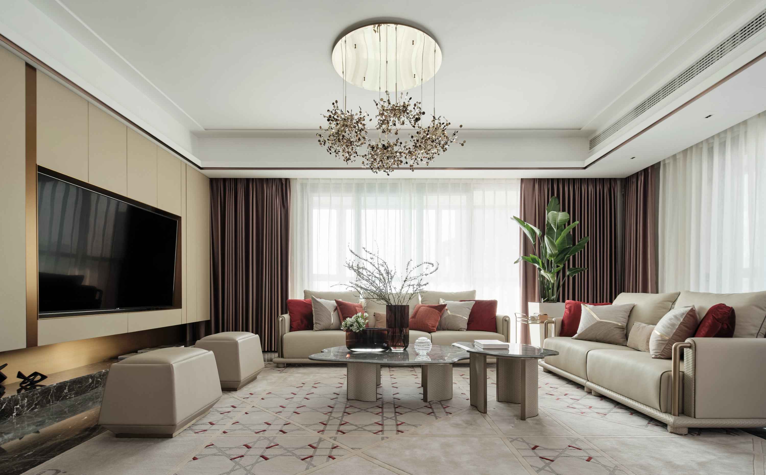 APTC-2597 Lrregular coffee table