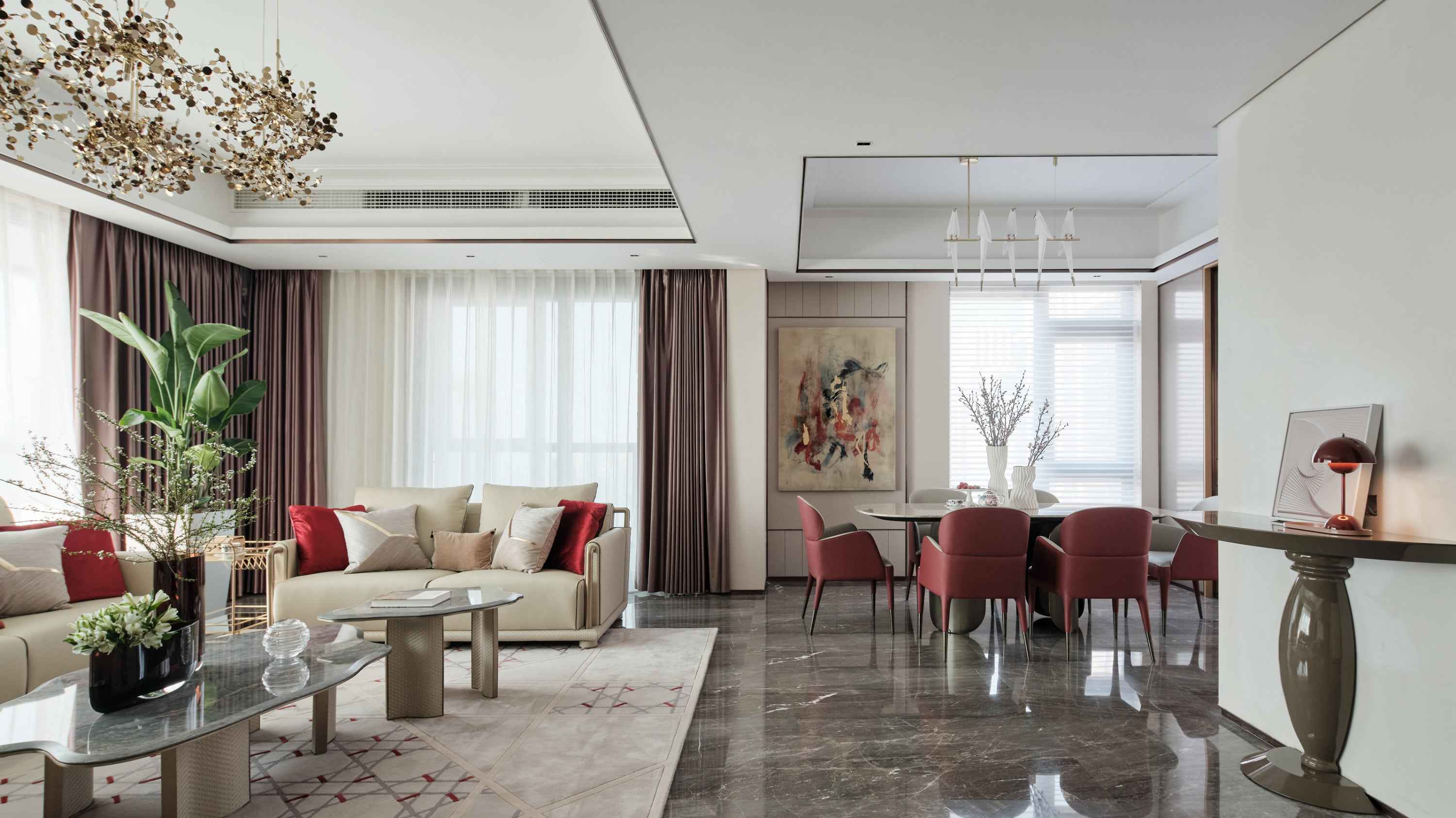 APTC-2597 Lrregular coffee table