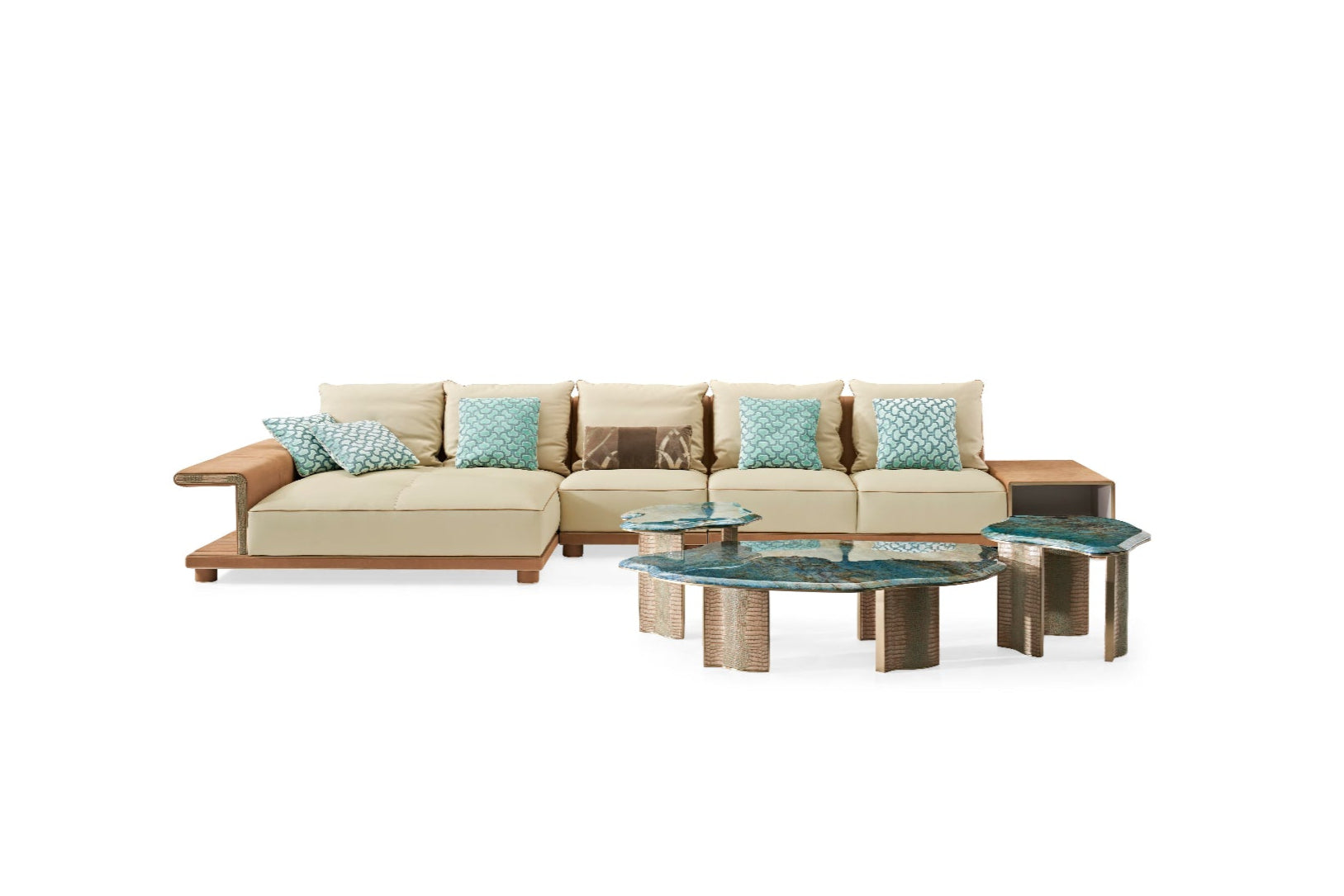 APTC-2597 Lrregular coffee table Coffee Table Tea table - Chiuchiufurniture