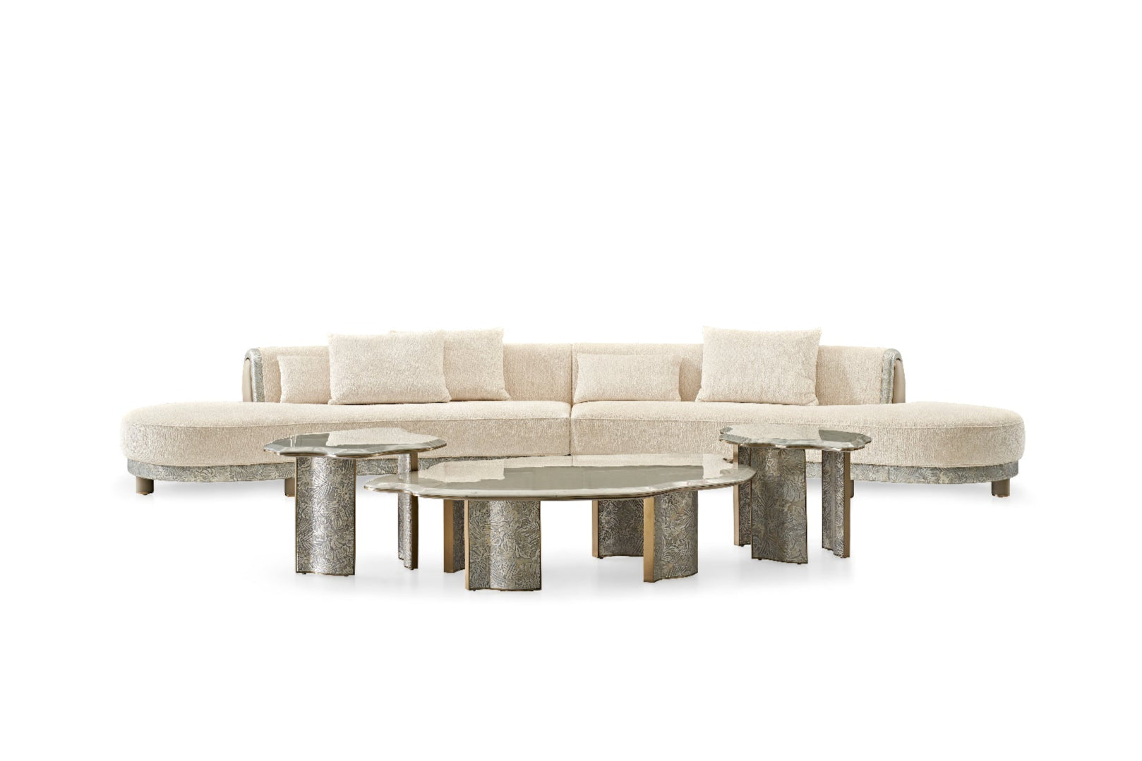 APTC-2597 Lrregular coffee table Coffee Table Tea table - Chiuchiufurniture