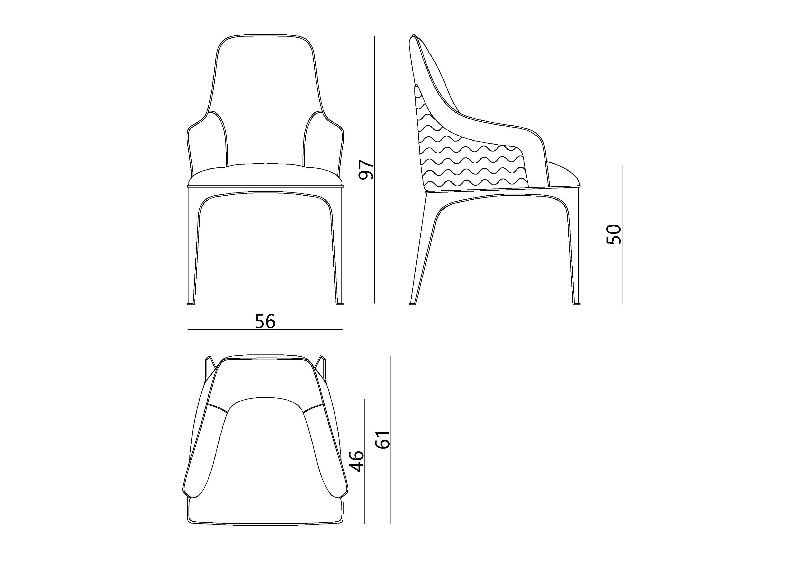 APTV-2886 Modern Dining Chair for Stylish Interiors - Chiuchiufurniture