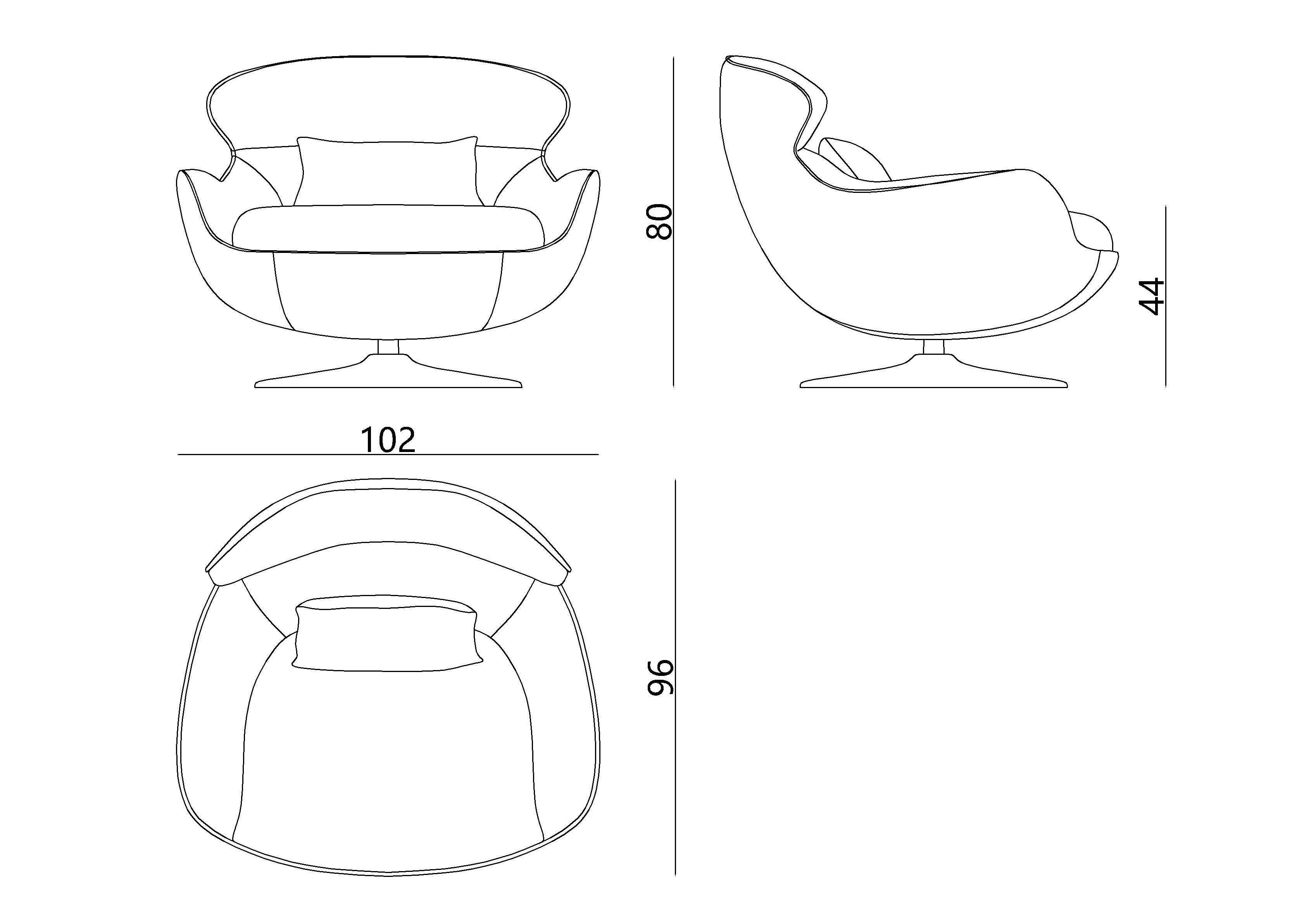 APTV-3161 Lounge Chair - Comfortable Leisure Single Chair - Chiuchiufurniture