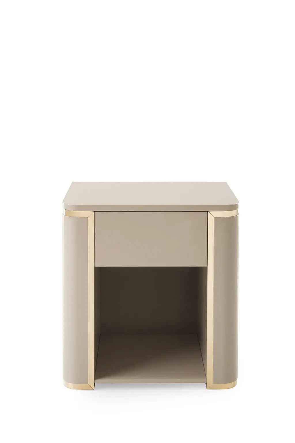Bedroom Bedside Table With Drawer Modern Nightstand W009B11 Fendi style bedside table