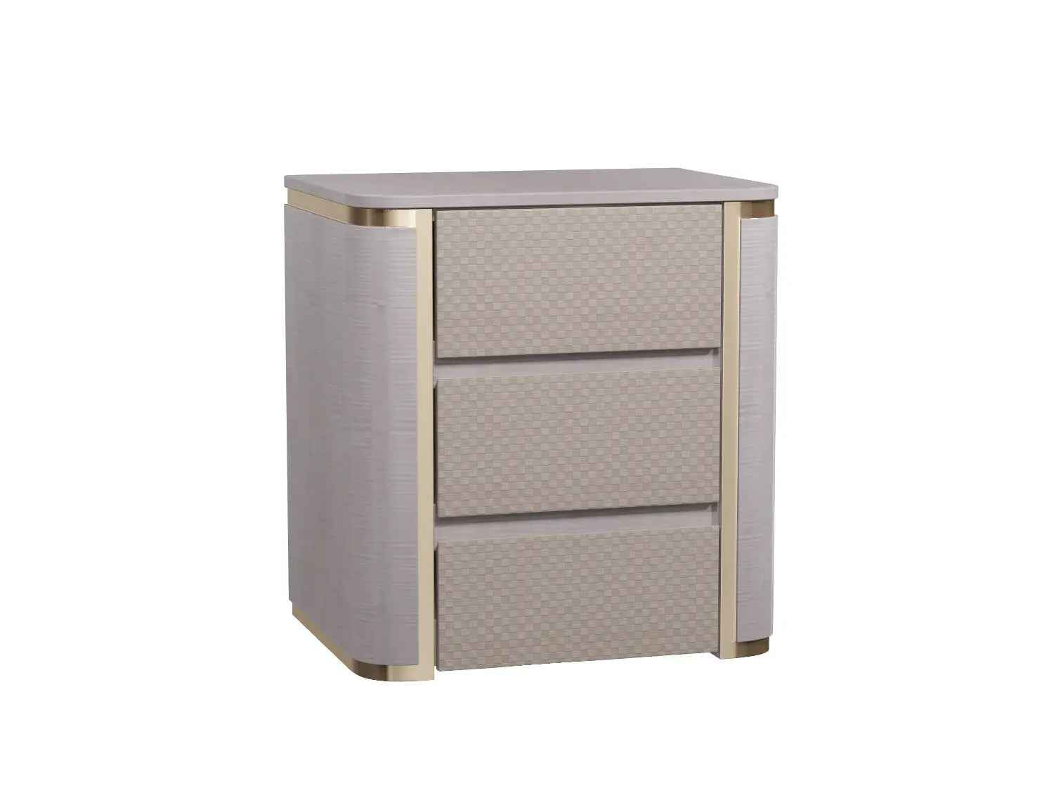 Bedroom Bedside Table With Drawer Modern Nightstand W009B11 Fendi style bedside table