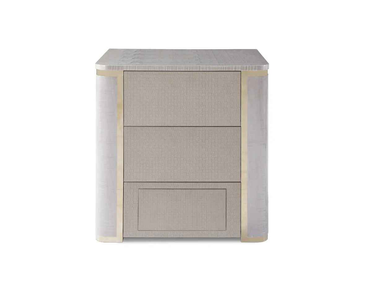 Bedroom Bedside Table With Drawer Modern Nightstand W009B11 Fendi style bedside table