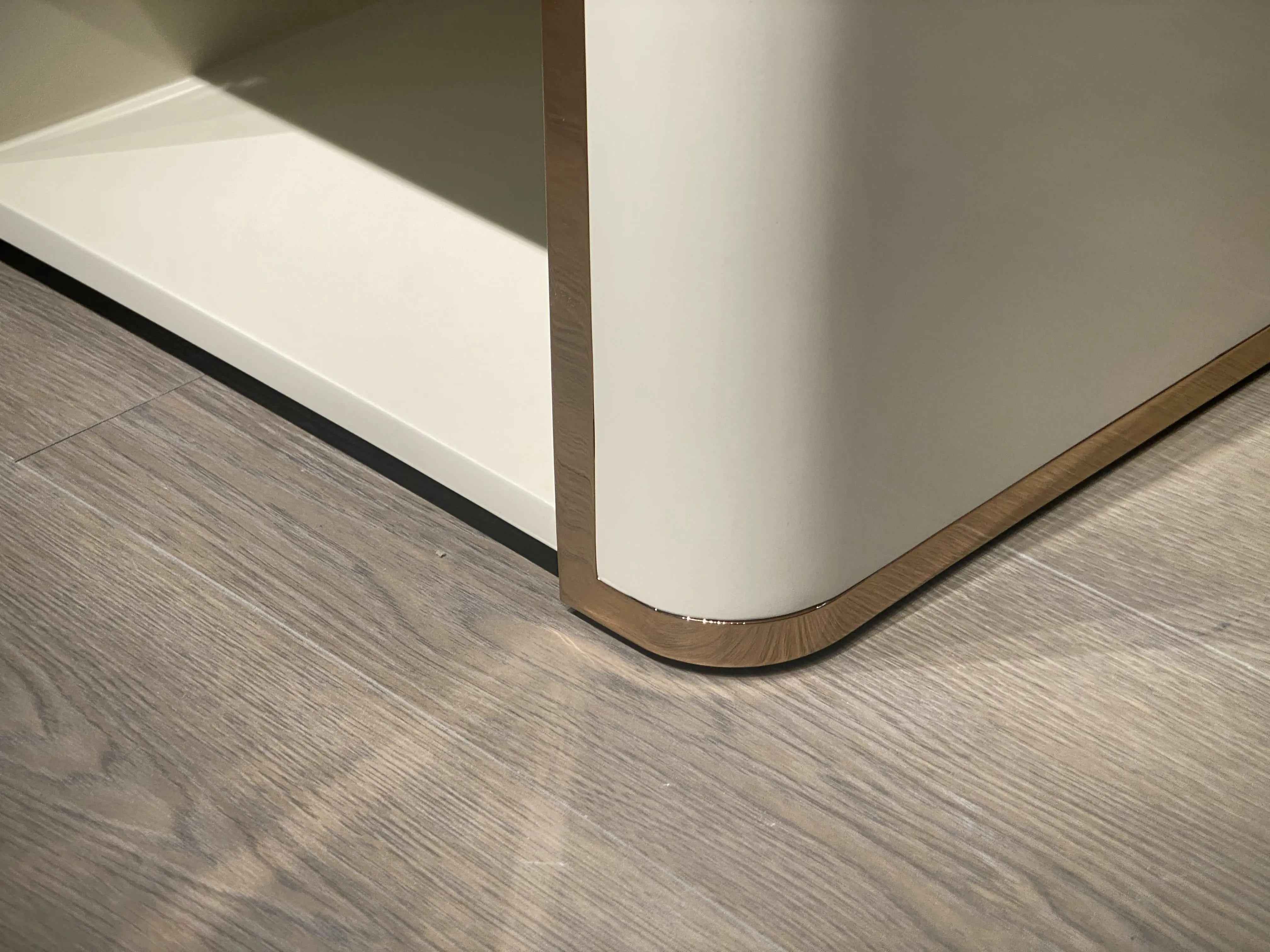 Bedroom Bedside Table With Drawer Modern Nightstand W009B11 Fendi style bedside table