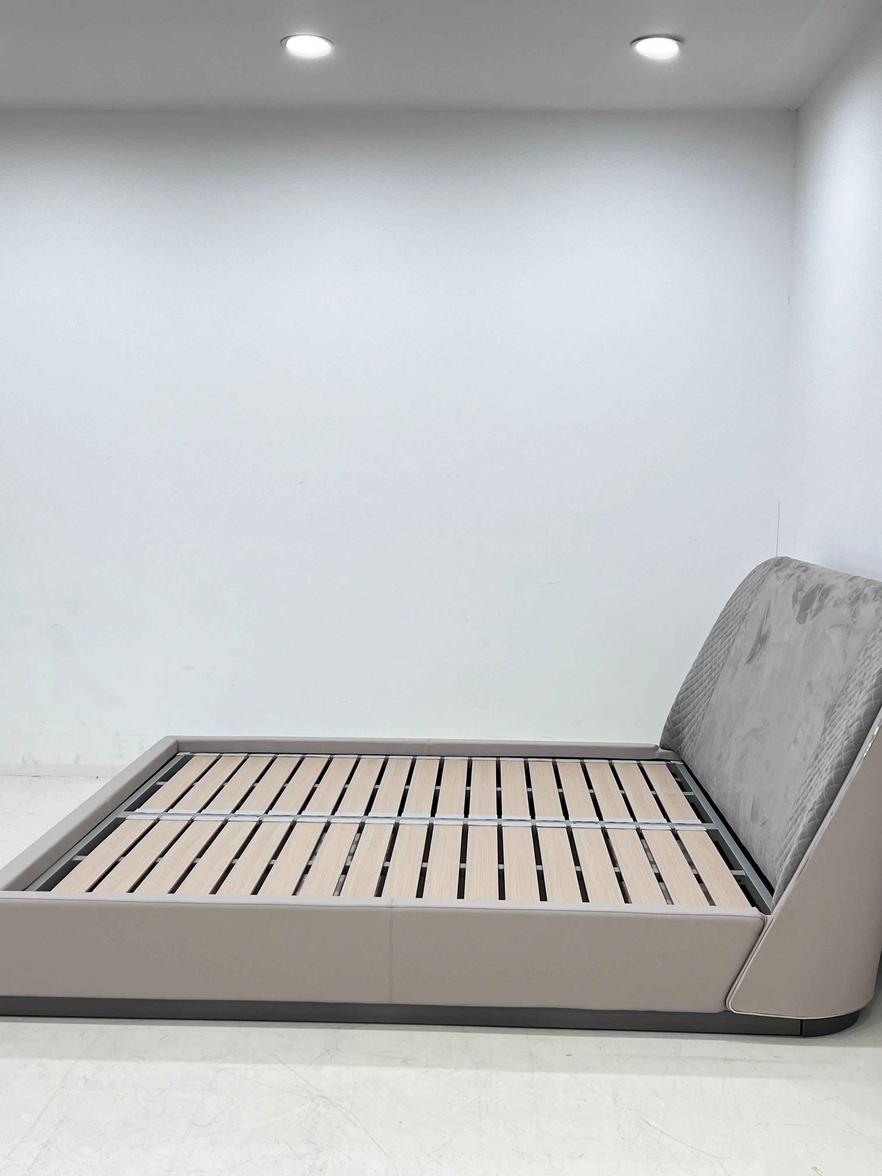 Bedroom Simple Leather Modern Design King Bed W003B10 Bentley Bed