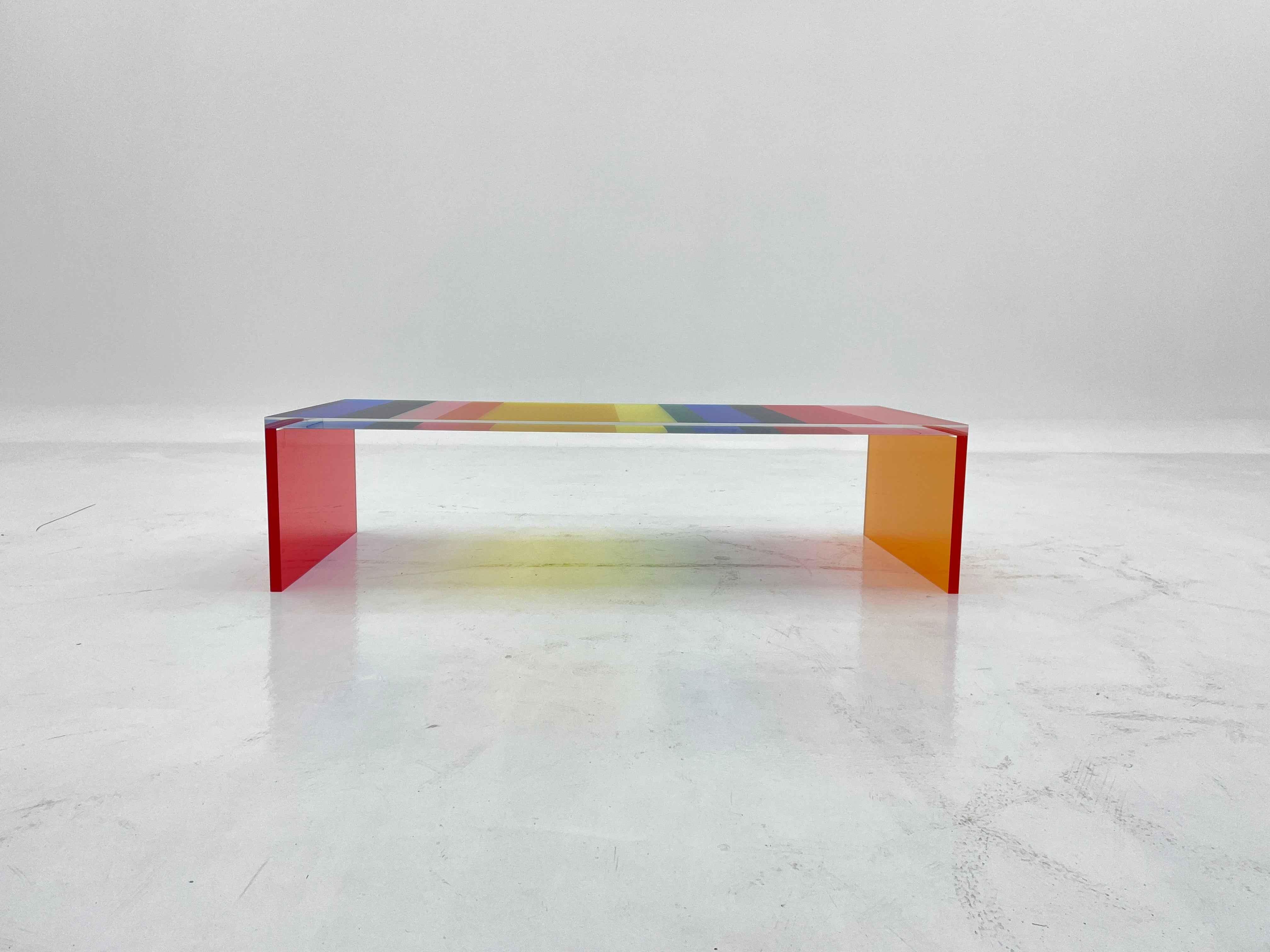 CJ-425 Rainbow Coffee Table