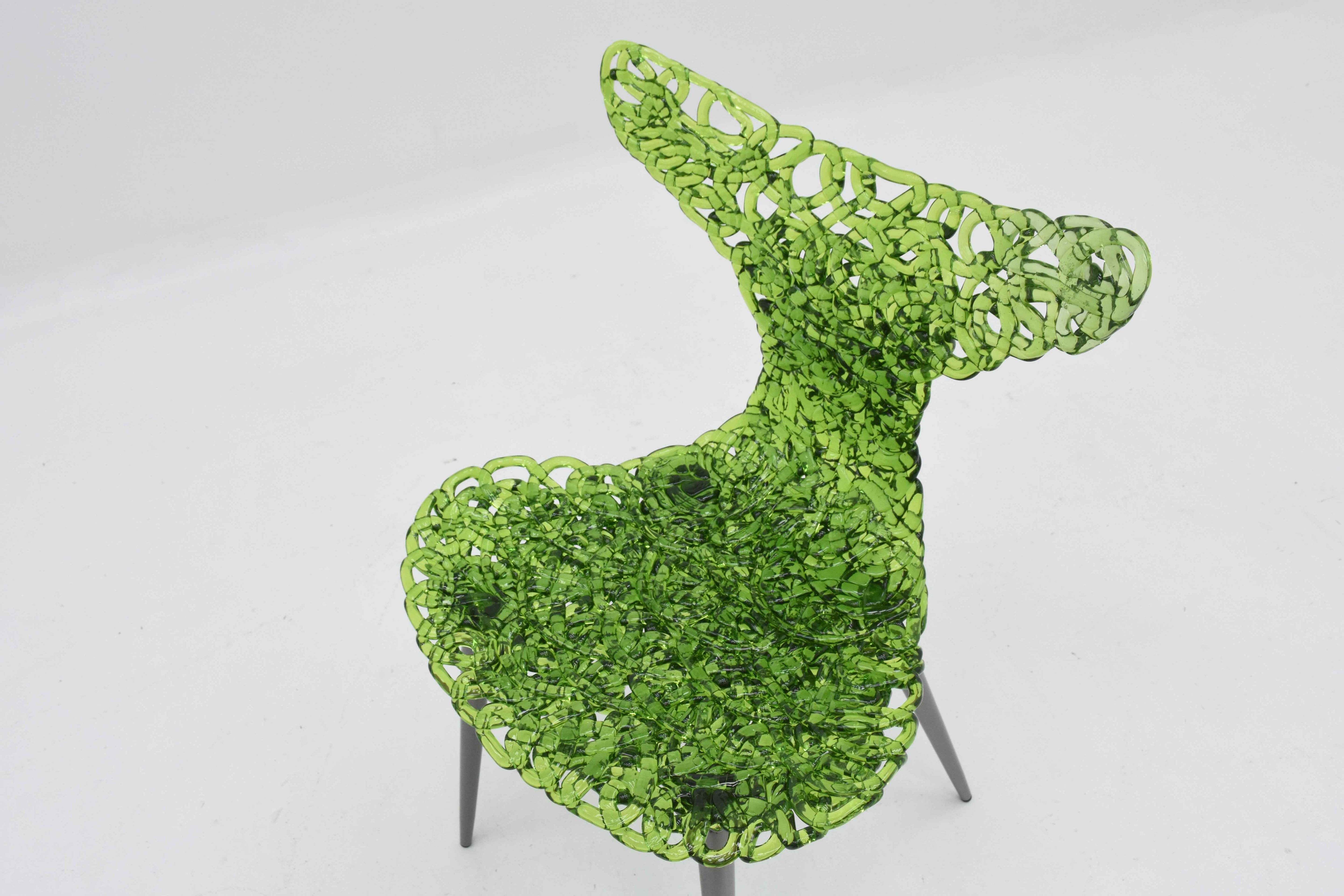 CY-371-1 Amber Fibre Optic Chair