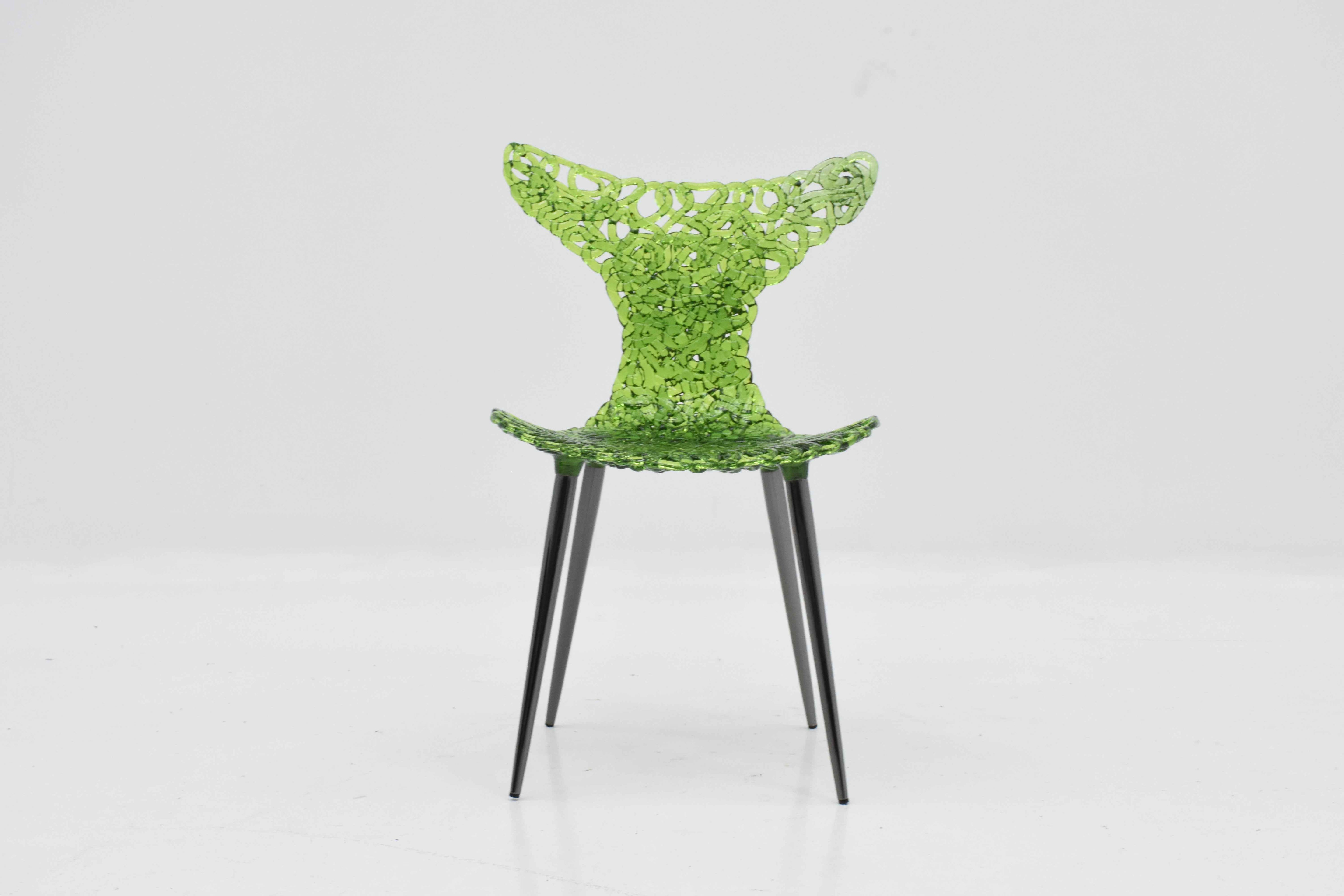 CY-371-1 Amber Fibre Optic Chair