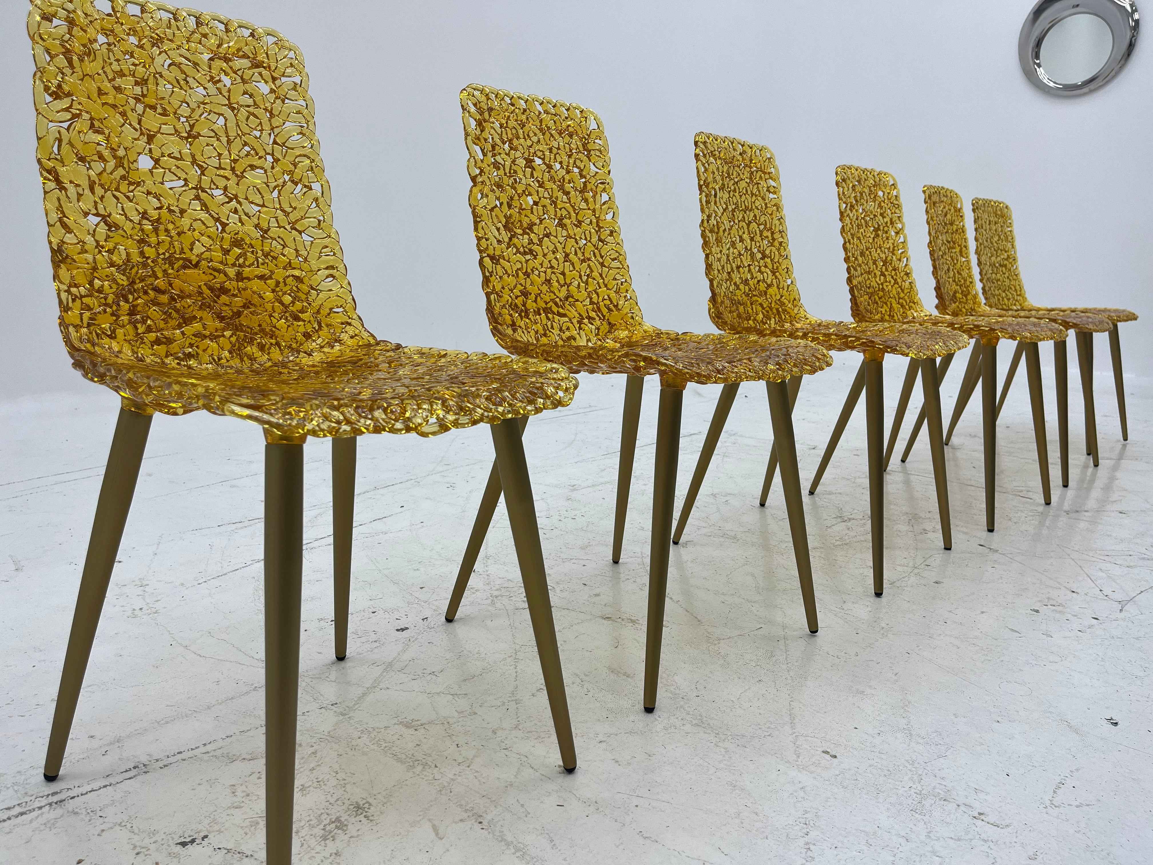 CY-371-1 Amber Fibre Optic Chair