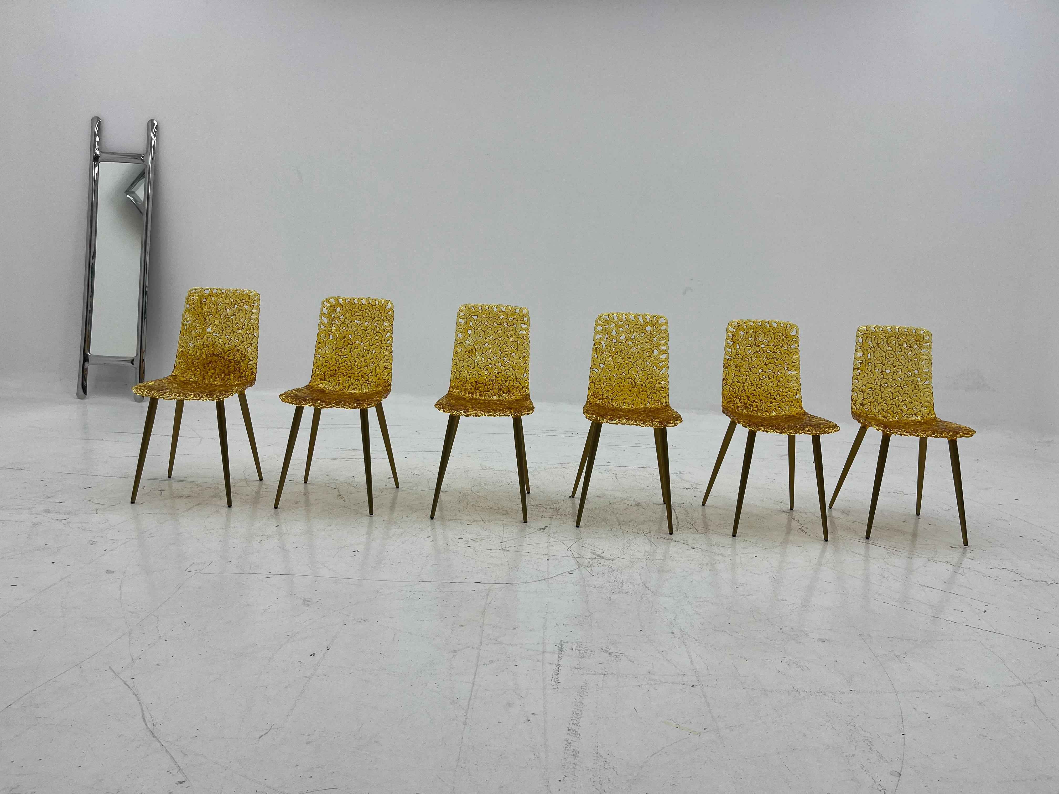 CY-371-1 Amber Fibre Optic Chair