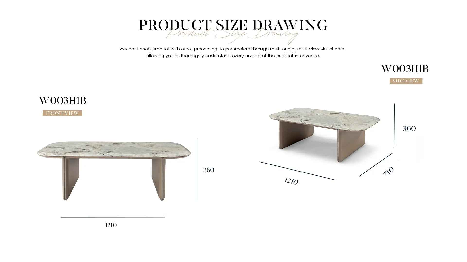 Classic light luxury style W003H1B Bentley style Tadley Coffee And Side Tables, Coffee Table Tea table Coner table