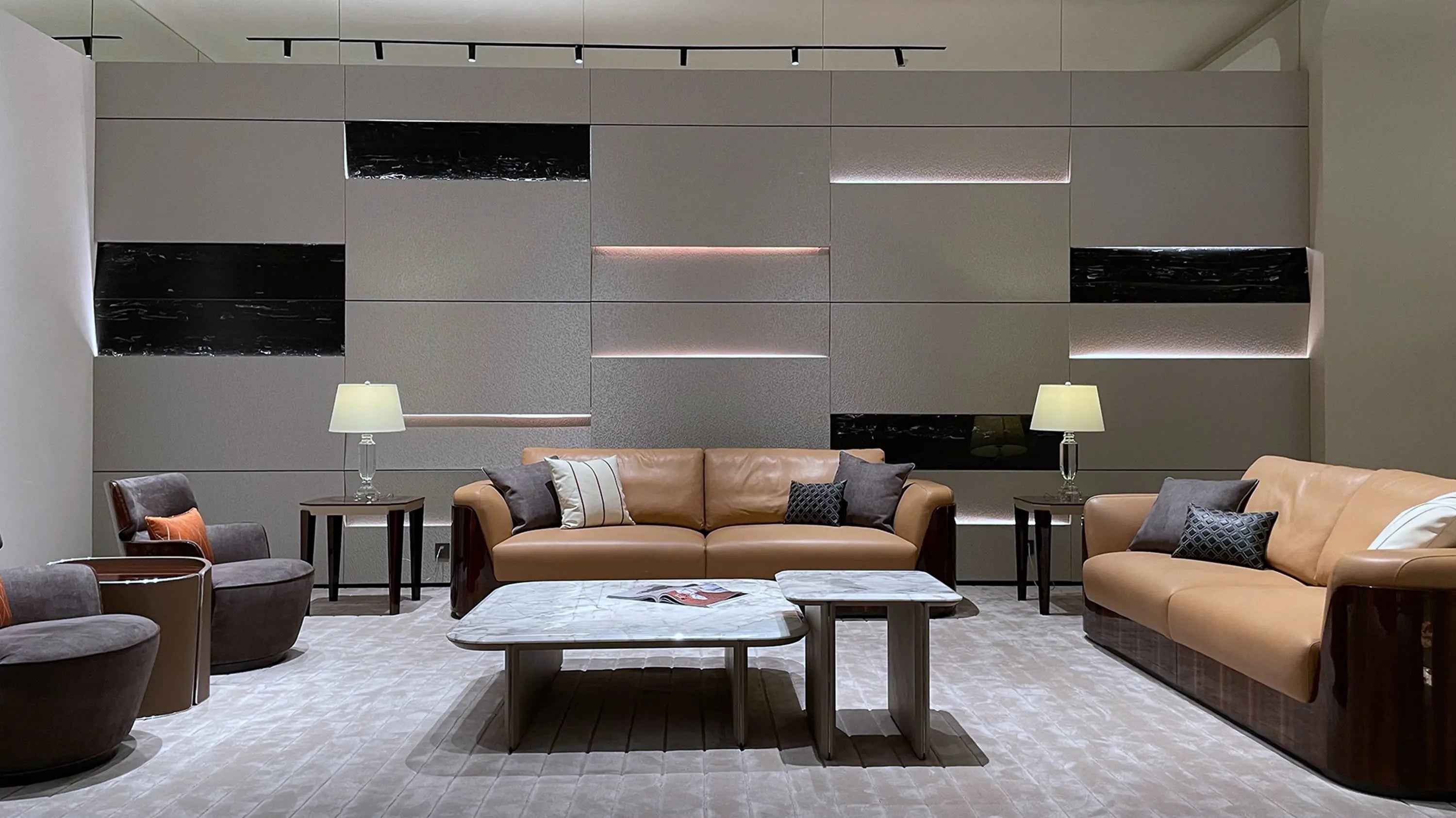 Classic light luxury style W003H1B Bentley style Tadley Coffee And Side Tables, Coffee Table Tea table Coner table