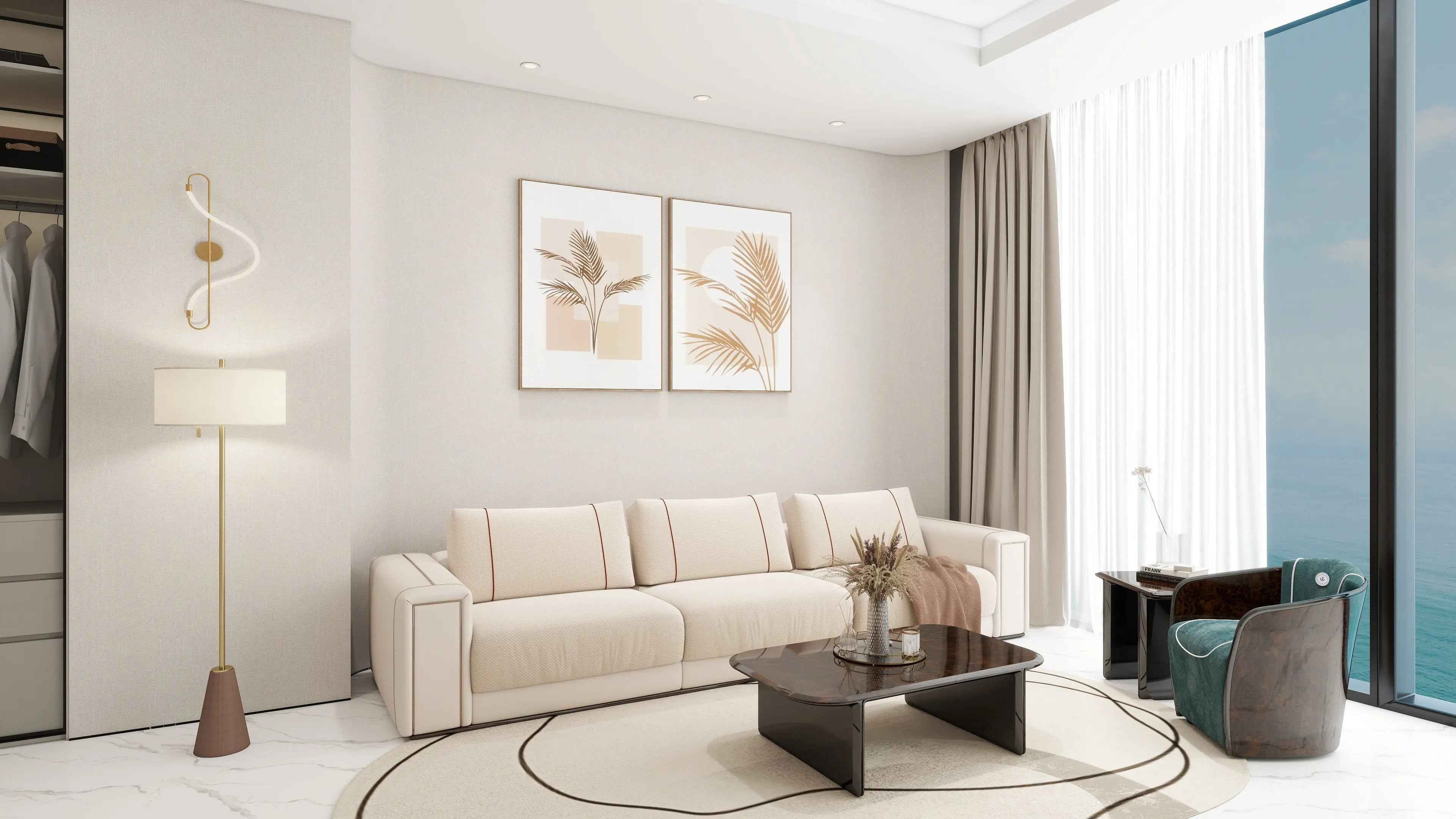 Classic light luxury style W003H1B Bentley style Tadley Coffee And Side Tables, Coffee Table Tea table Coner table