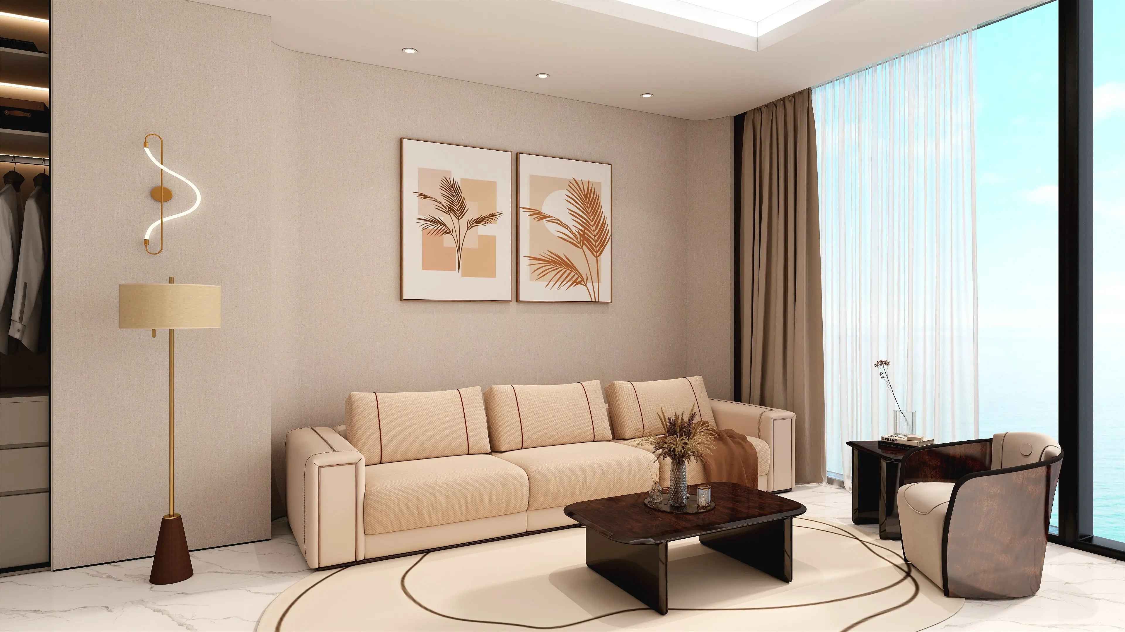 Classic light luxury style W003H1B Bentley style Tadley Coffee And Side Tables, Coffee Table Tea table Coner table