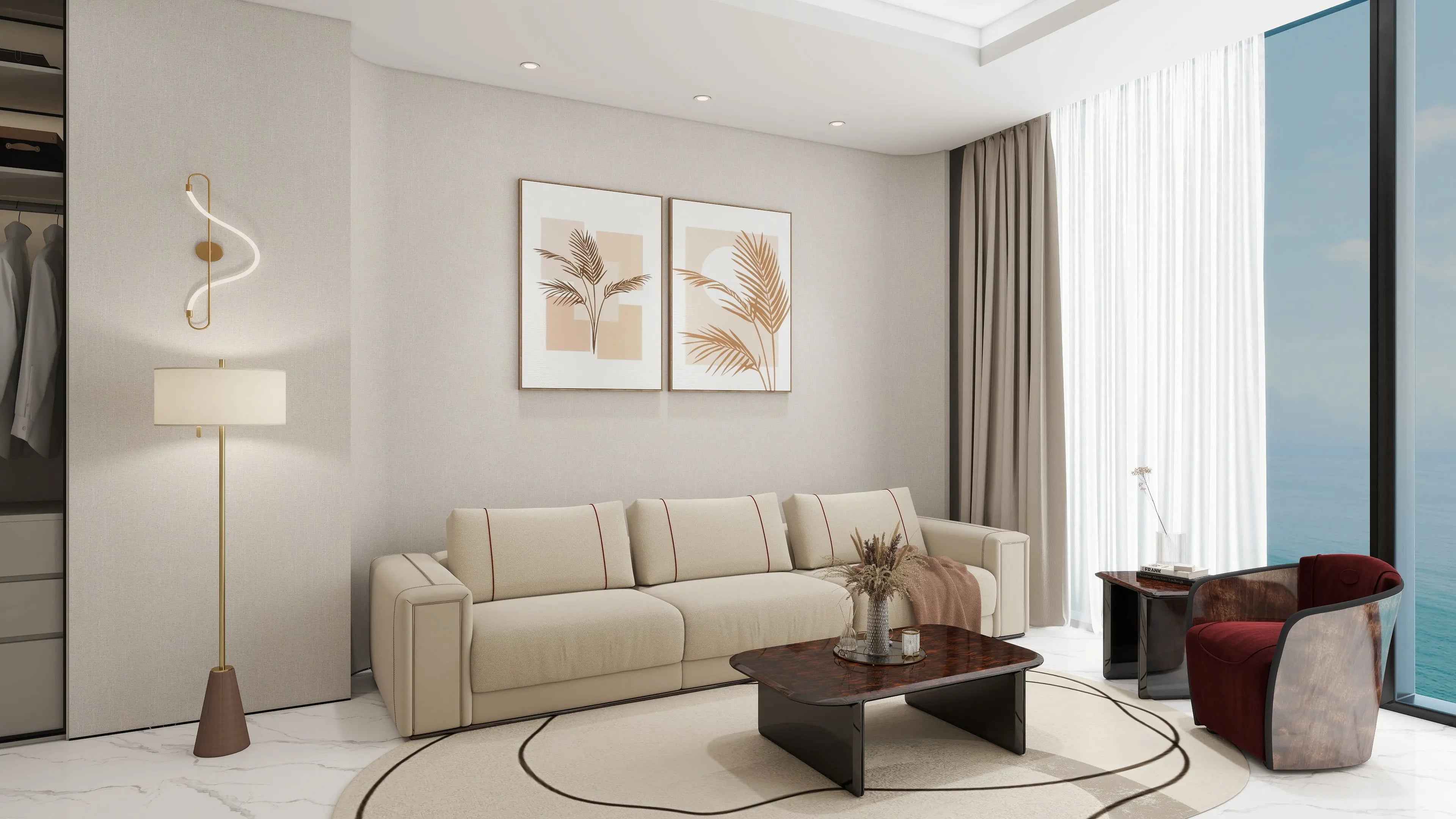 Classic light luxury style W003H1B Bentley style Tadley Coffee And Side Tables, Coffee Table Tea table Coner table