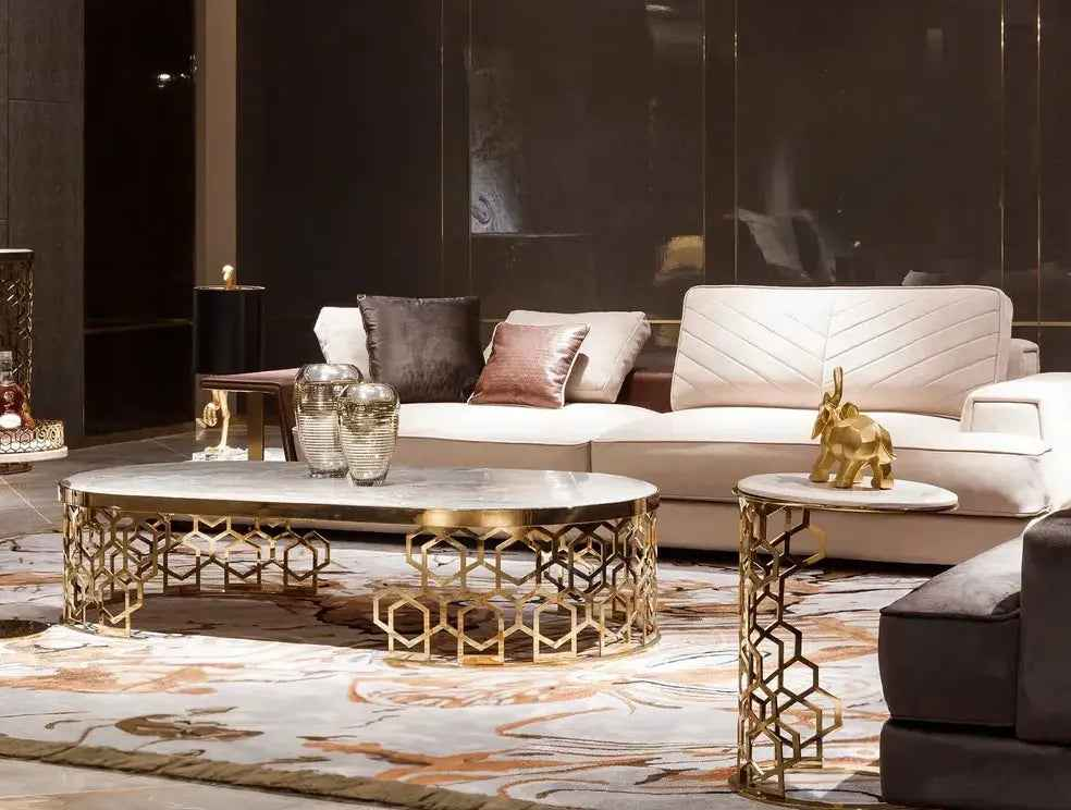 Classic light luxury style W003H6B Longhi style Martin Coffee Table Tea table Coner table