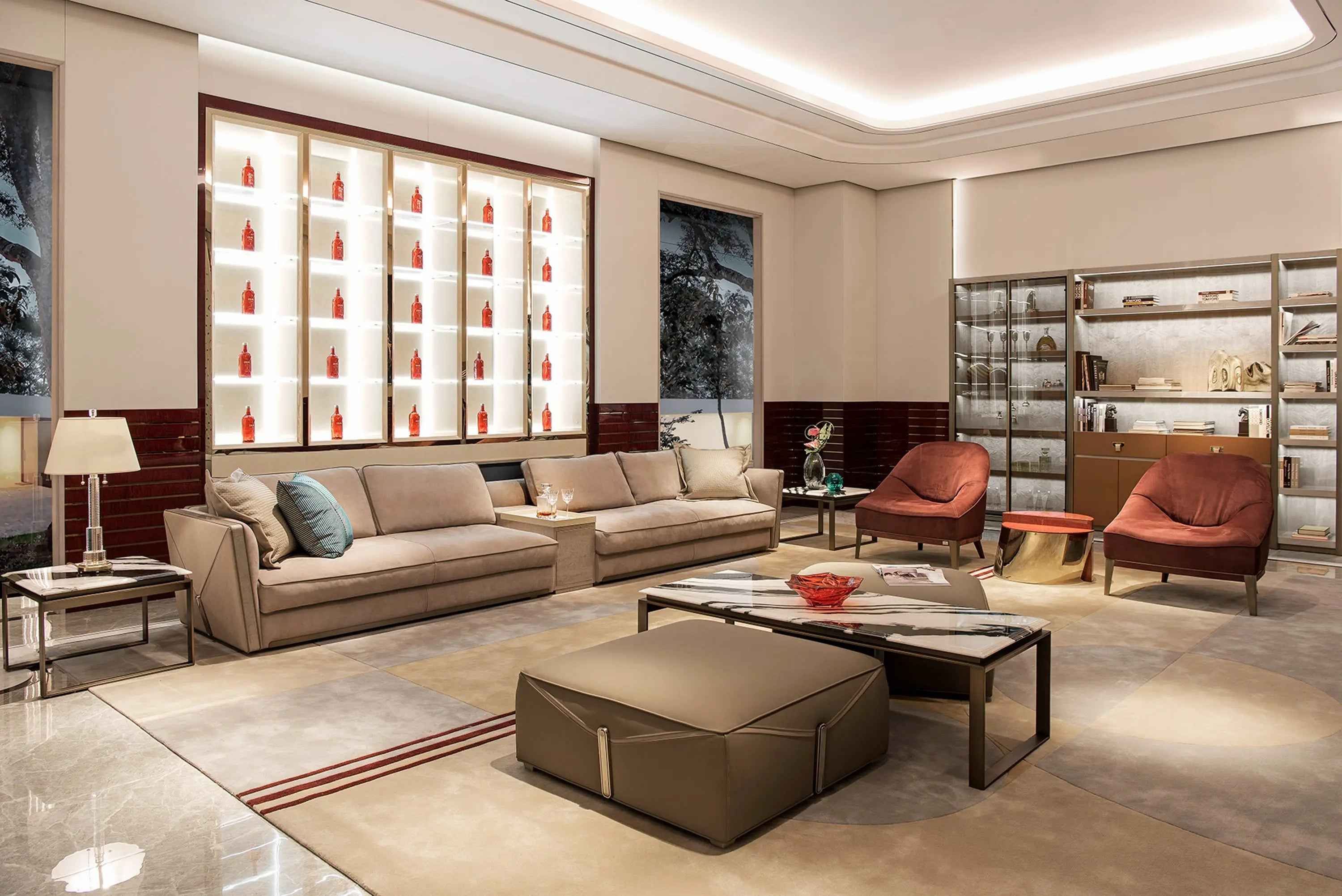 Classic light luxury style W011H3 Visionnaire style Atreyu Coffee Table Tea table Coner table