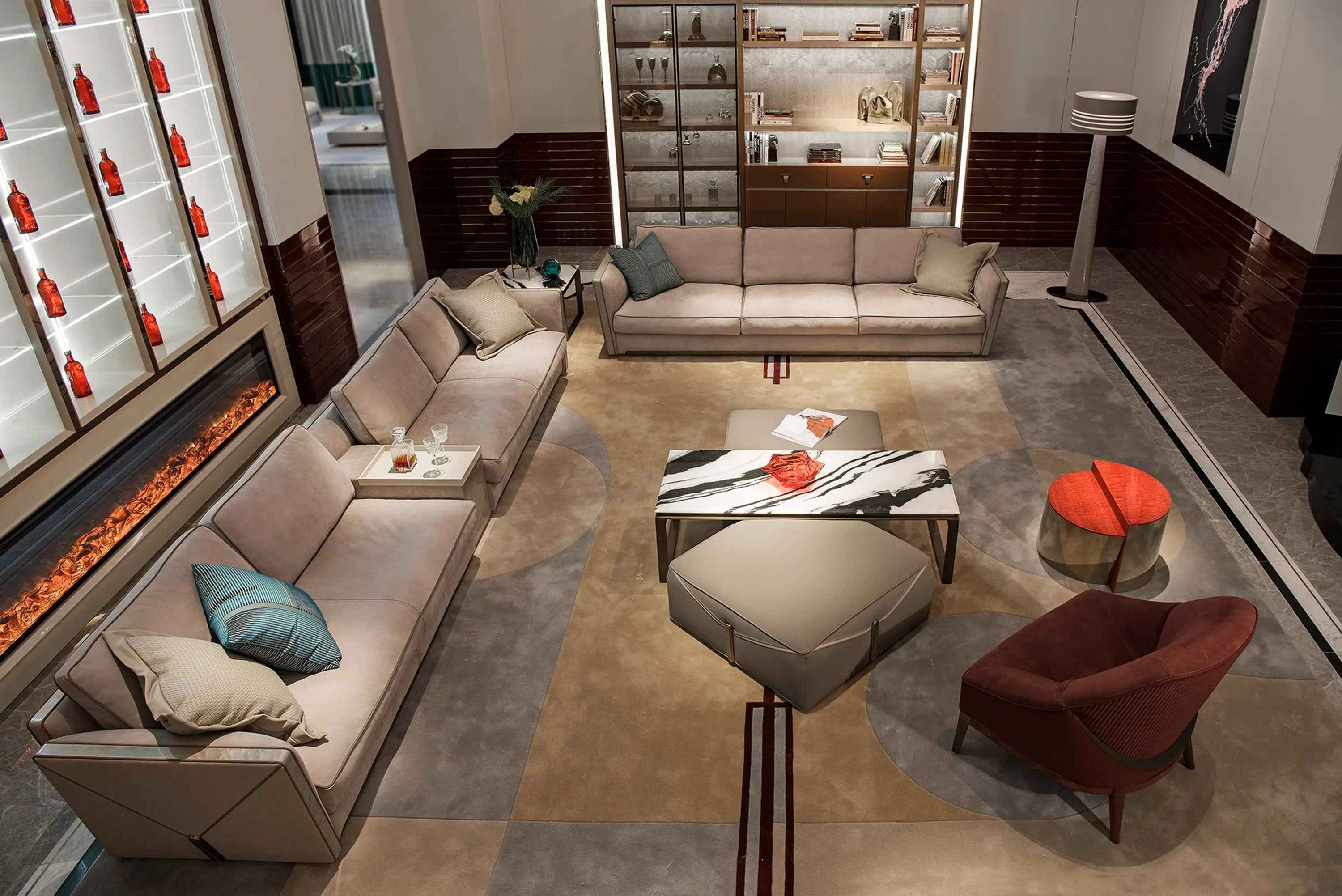 Classic light luxury style W011H3 Visionnaire style Atreyu Coffee Table Tea table Coner table