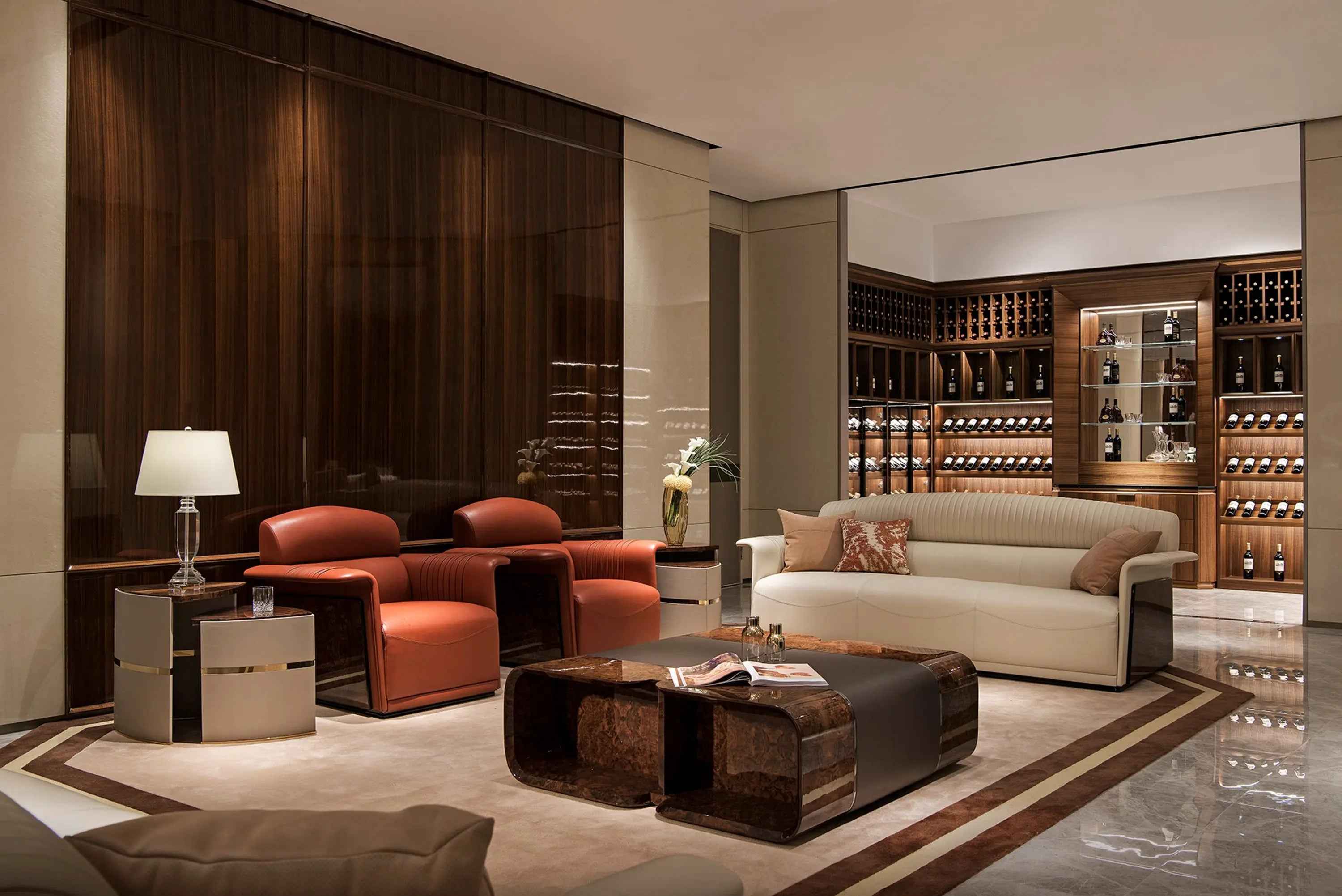 Classic light luxury style W021H1 Turri style Madison Coffee Table Tea table Coner table