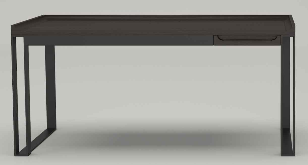 YM-ST01 Minimalism Bookcase desk Smoky color