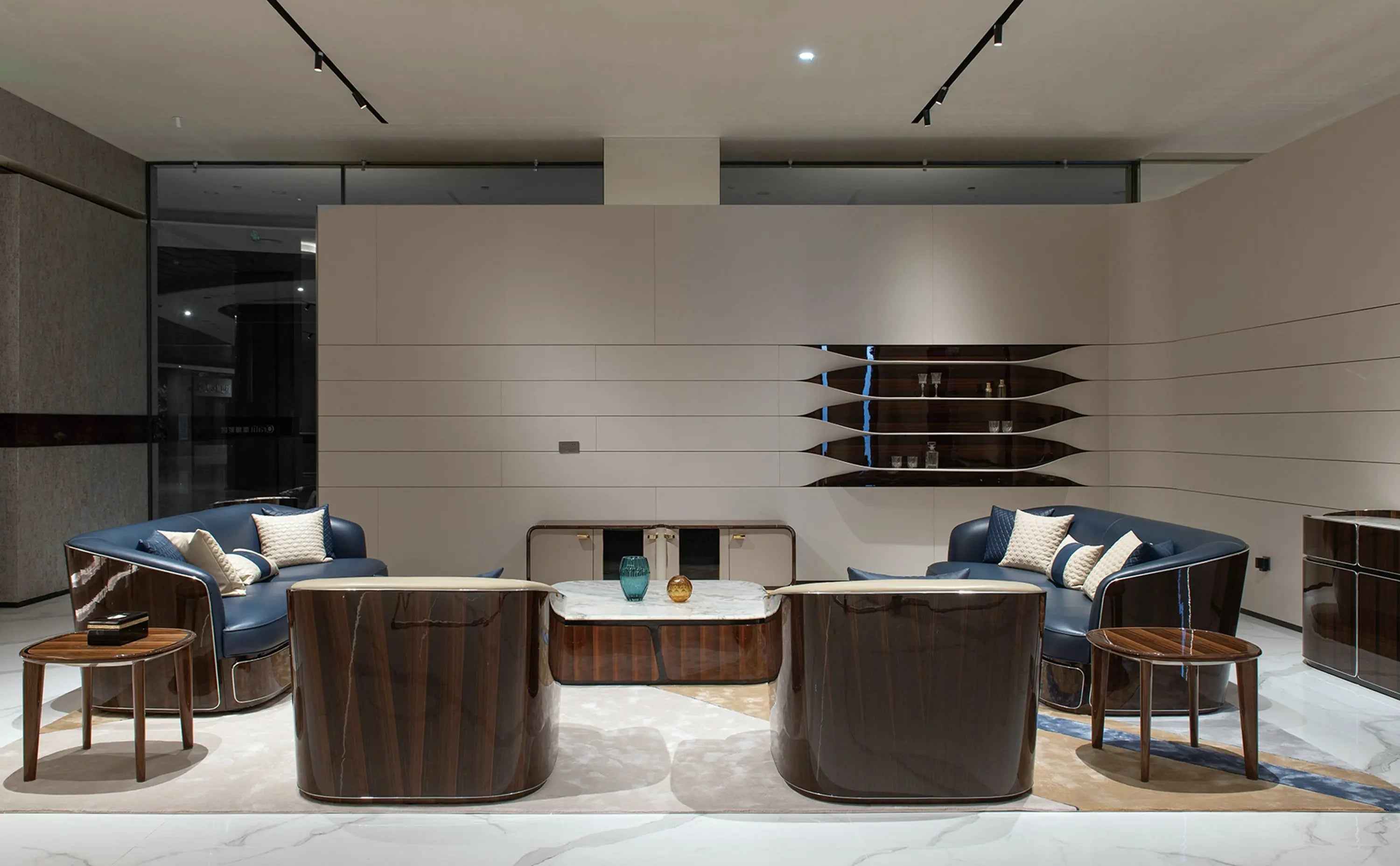 Contemporary Marble coffee table W010H1E Bentley style Tea table