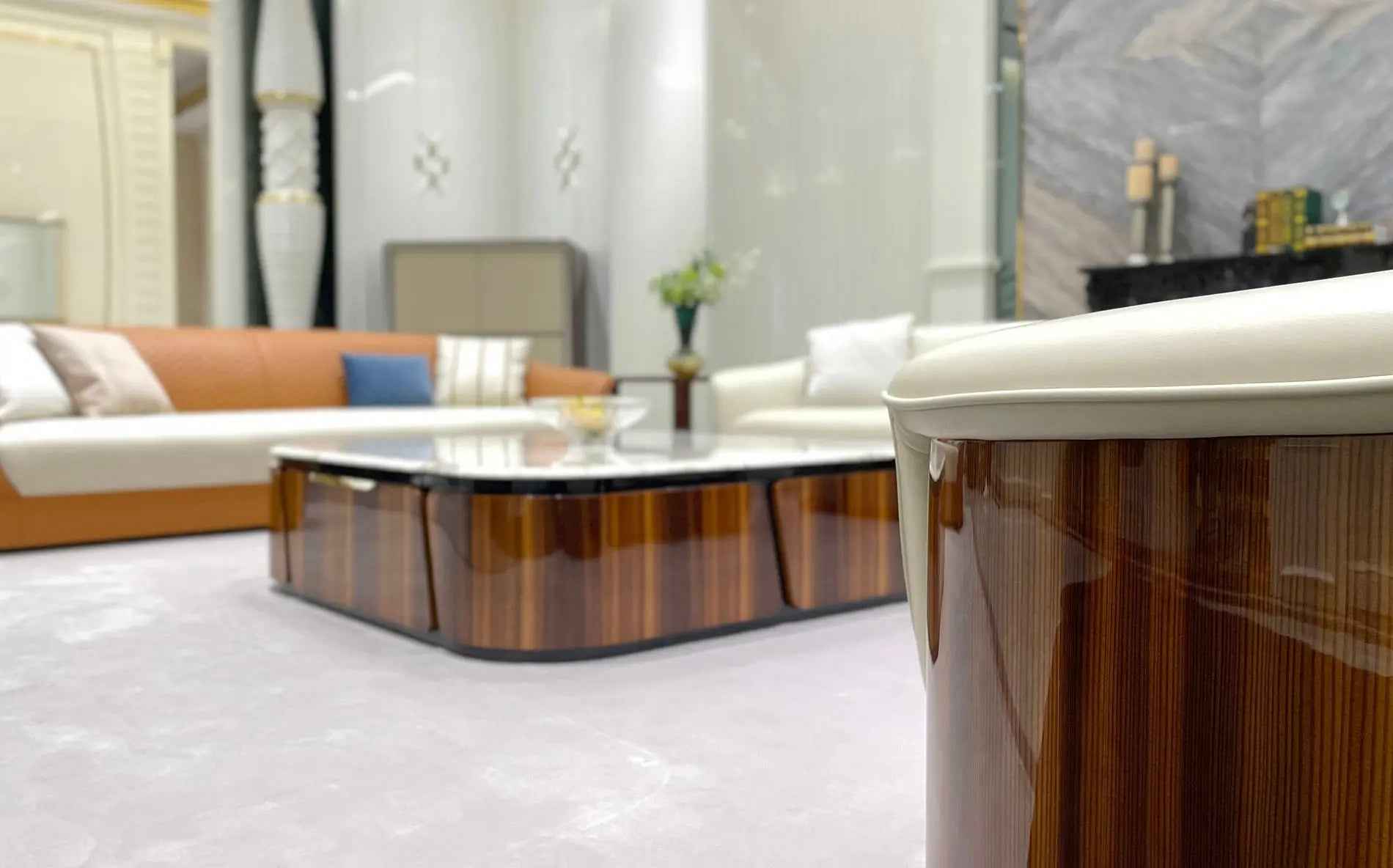 Contemporary Marble coffee table W010H1E Bentley style Tea table