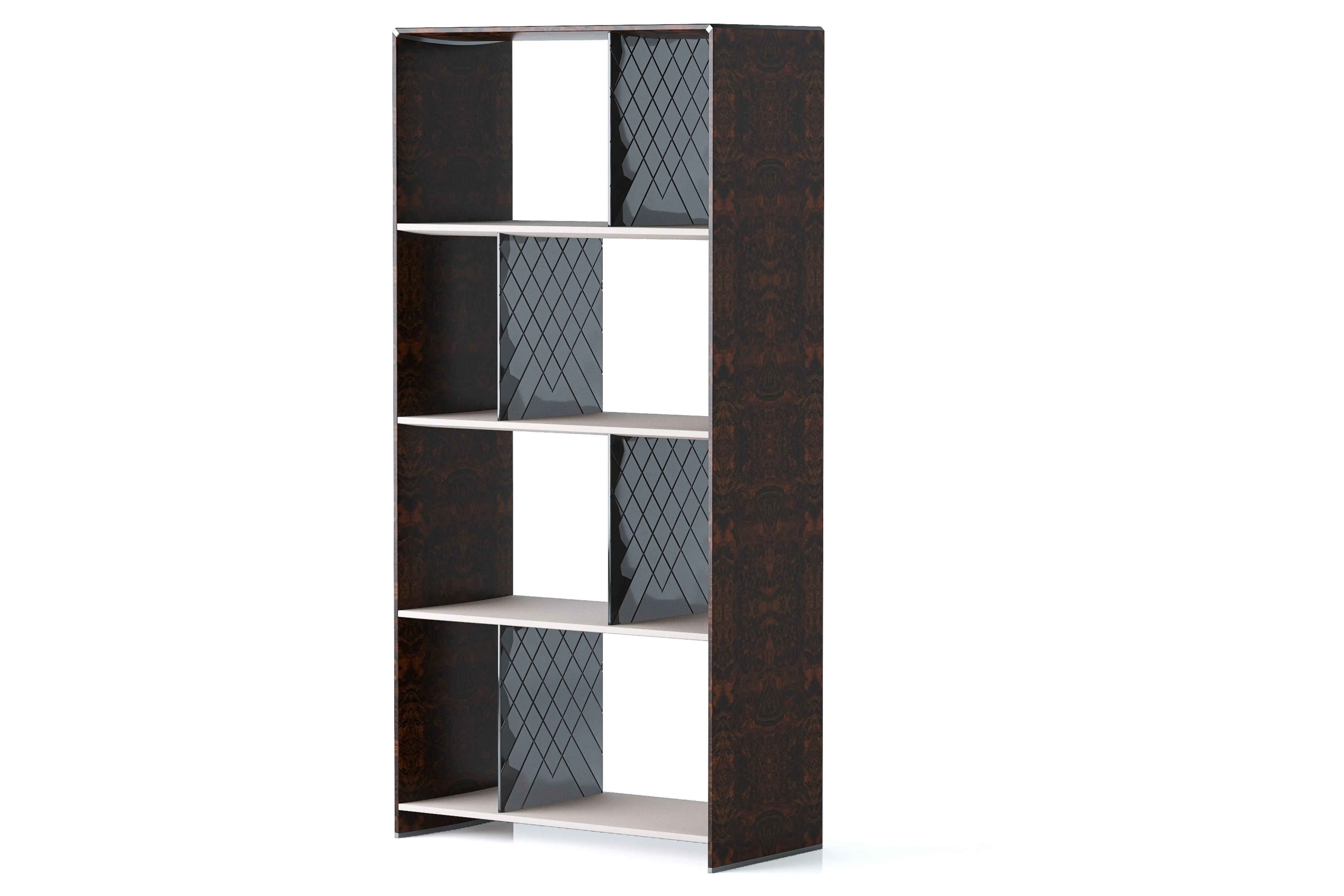 Contemporary Wooden Bookshelf with Storage W016S26 Bentley style Eastwood Bookshelves Closet office bookshelf